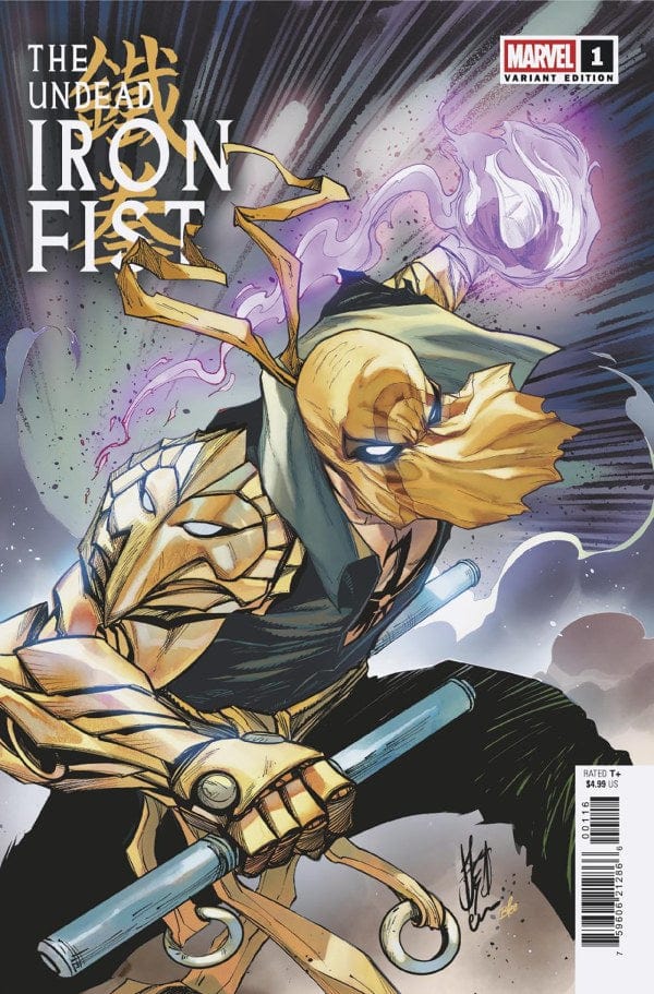 Marvel Comic Books > Incentives THE UNDEAD IRON FIST #1 1:25 INCV TBD ARTIST VARIANT 75960621286600116 PRH-75960621286600116