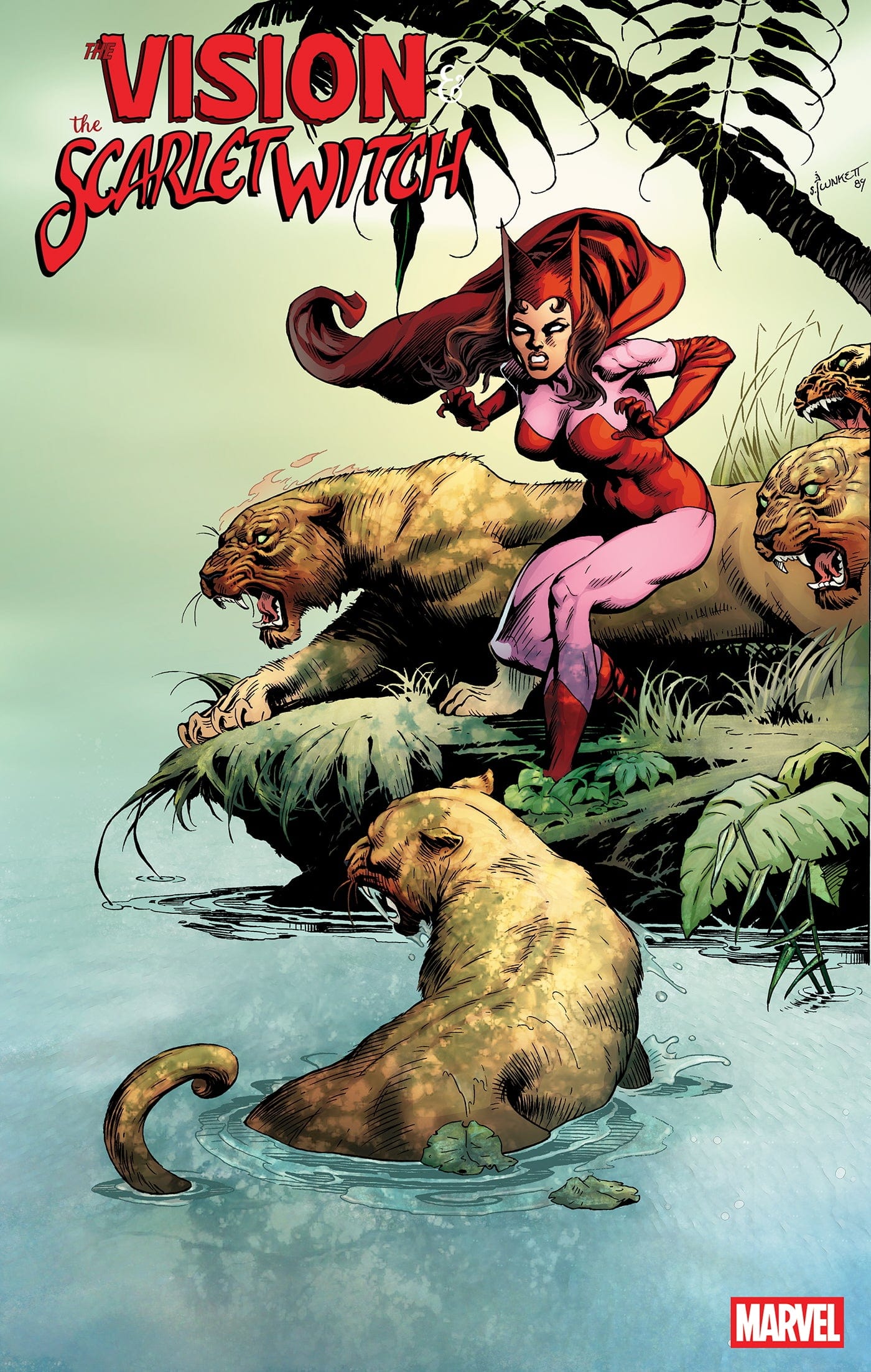 THE VISION & THE SCARLET WITCH #1 1:50 INCV SANDY PLUNKETT HIDDEN GEM VARIANT