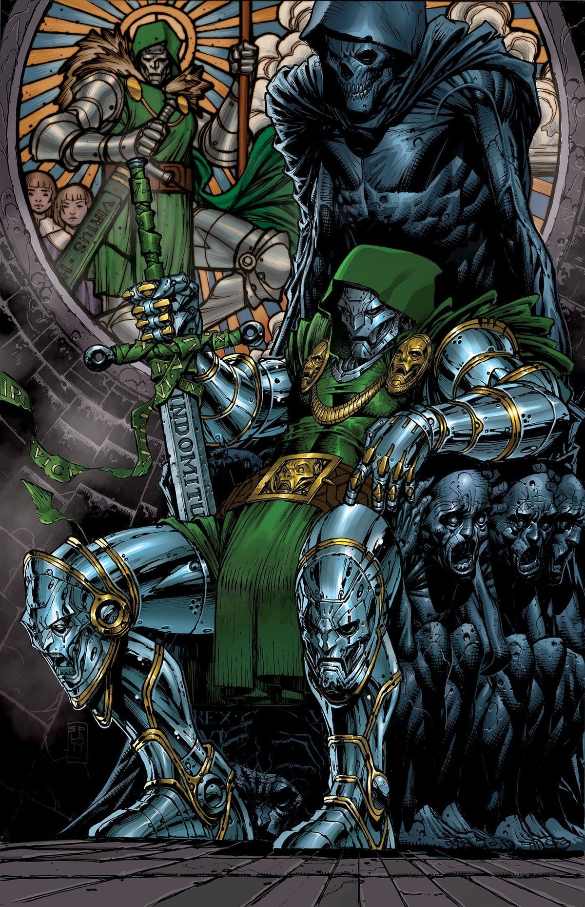 Marvel Comic Books > Incentives THE WILL OF DOOM #1 1:25 INCV STEPHEN PLATT RATIO VIRGIN 2ND PRINTING VARIANT 75960621253800120 PRH-75960621253800120