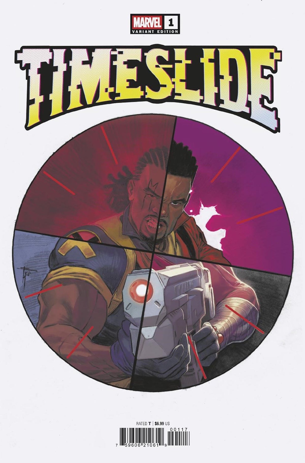 Marvel Comic Books > Incentives TIMESLIDE #1 1:25 INCV FRANCESCO MOBILI VARIANT 75960621061900117 PRH-75960621061900117