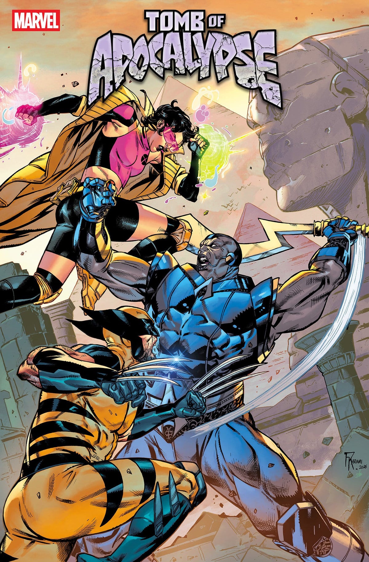 Marvel Comic Books > Incentives TOMB OF APOCALYPSE #2 1:25 INCV FARID KARAMI VARIANT (Release Date: 09/30/2026) 75960621613000216 PRH-75960621613000216