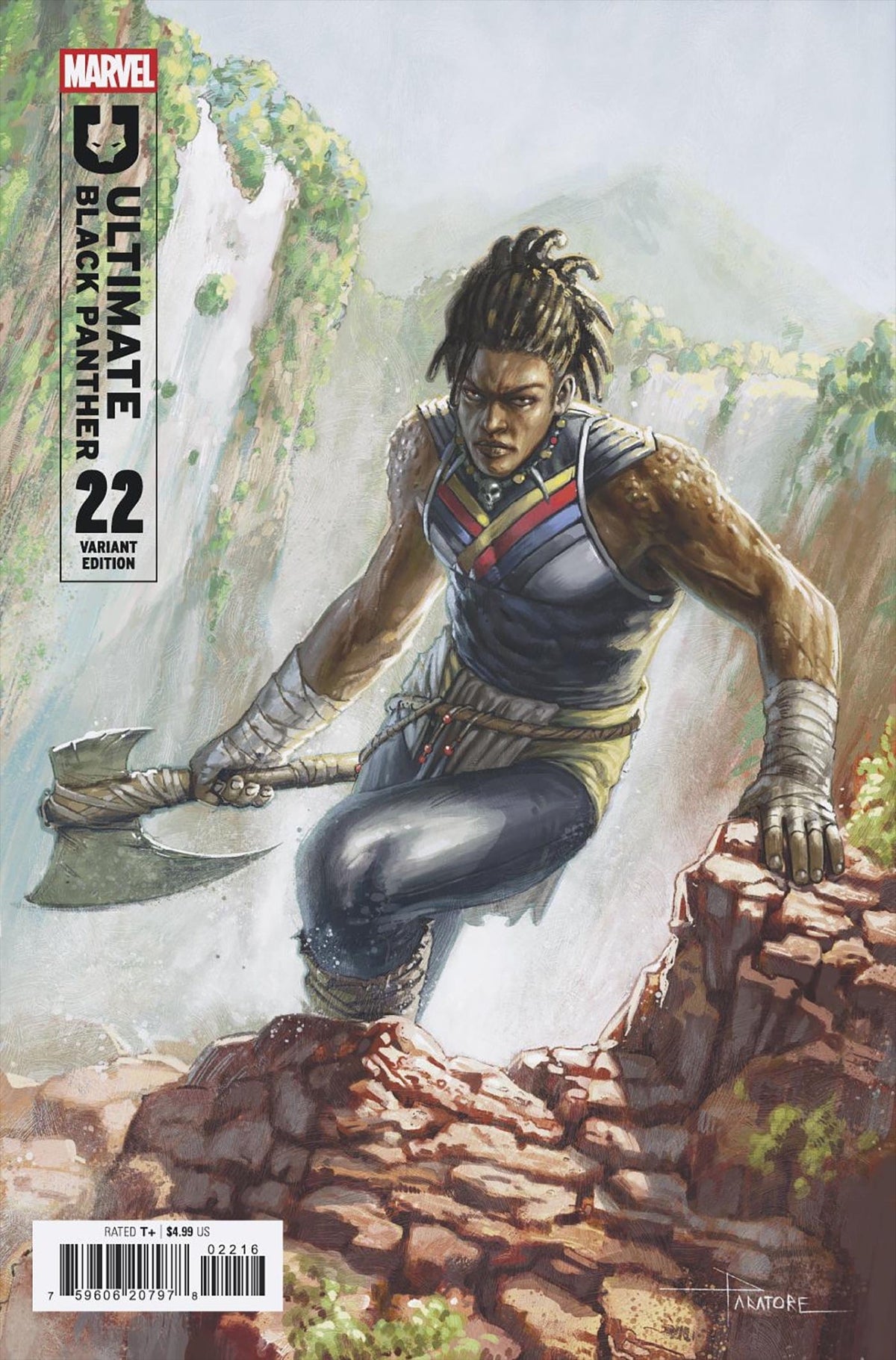 Marvel Comic Books > Incentives ULTIMATE BLACK PANTHER #22 1:25 INCV DAVIDE PARATORE VARIANT 75960620797802216 PRH-75960620797802216