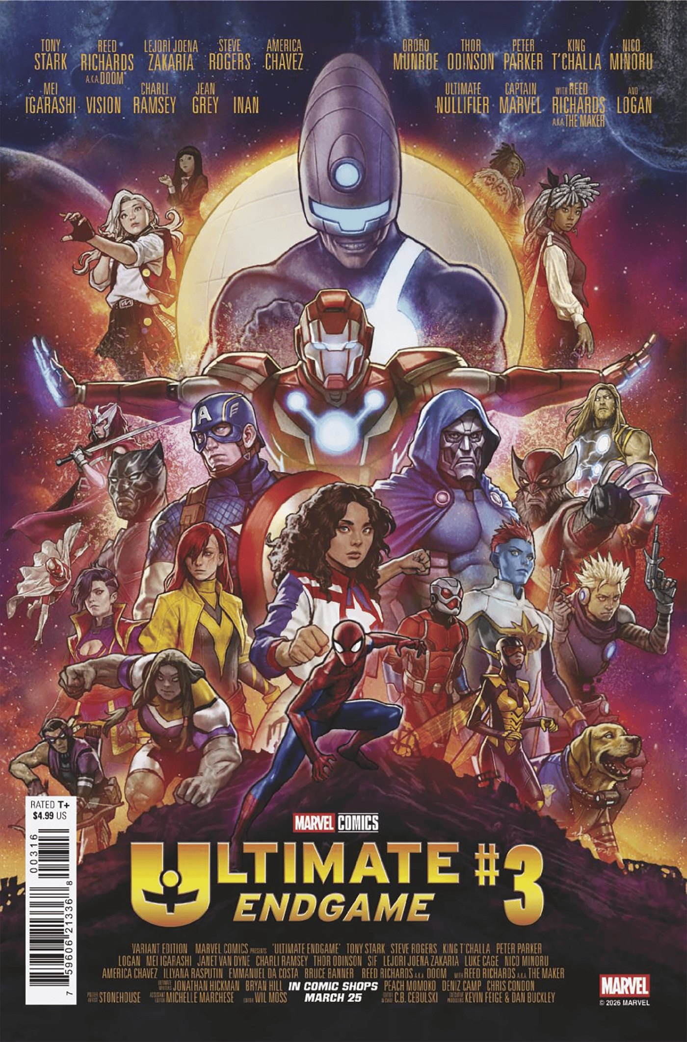 ULTIMATE ENDGAME #3 1:100 INCV STONEHOUSE HOMAGE VARIANT