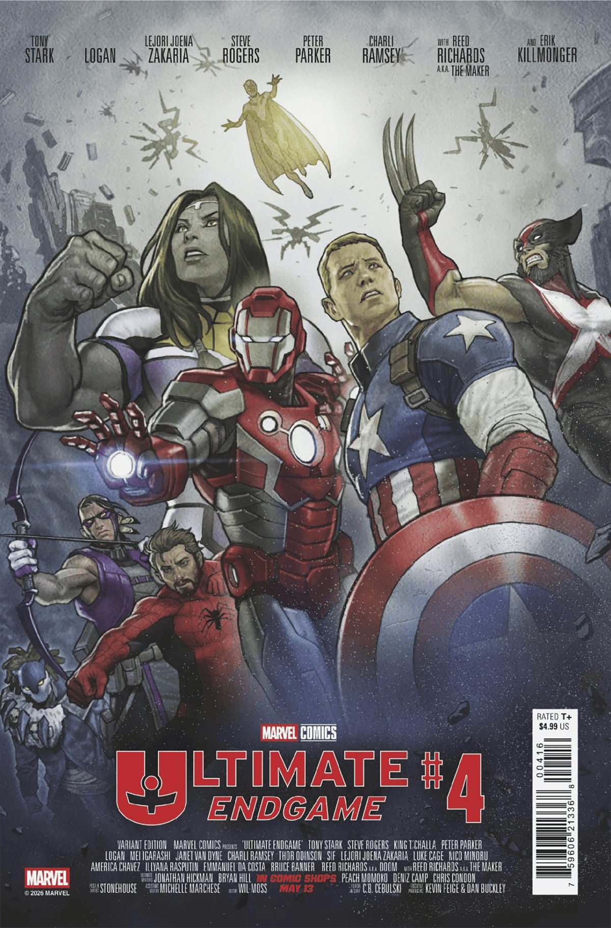 Marvel Comic Books > Incentives ULTIMATE ENDGAME #4 1:100 INCV STONEHOUSE HOMAGE VARIANT 75960621336800416 PRH-75960621336800416