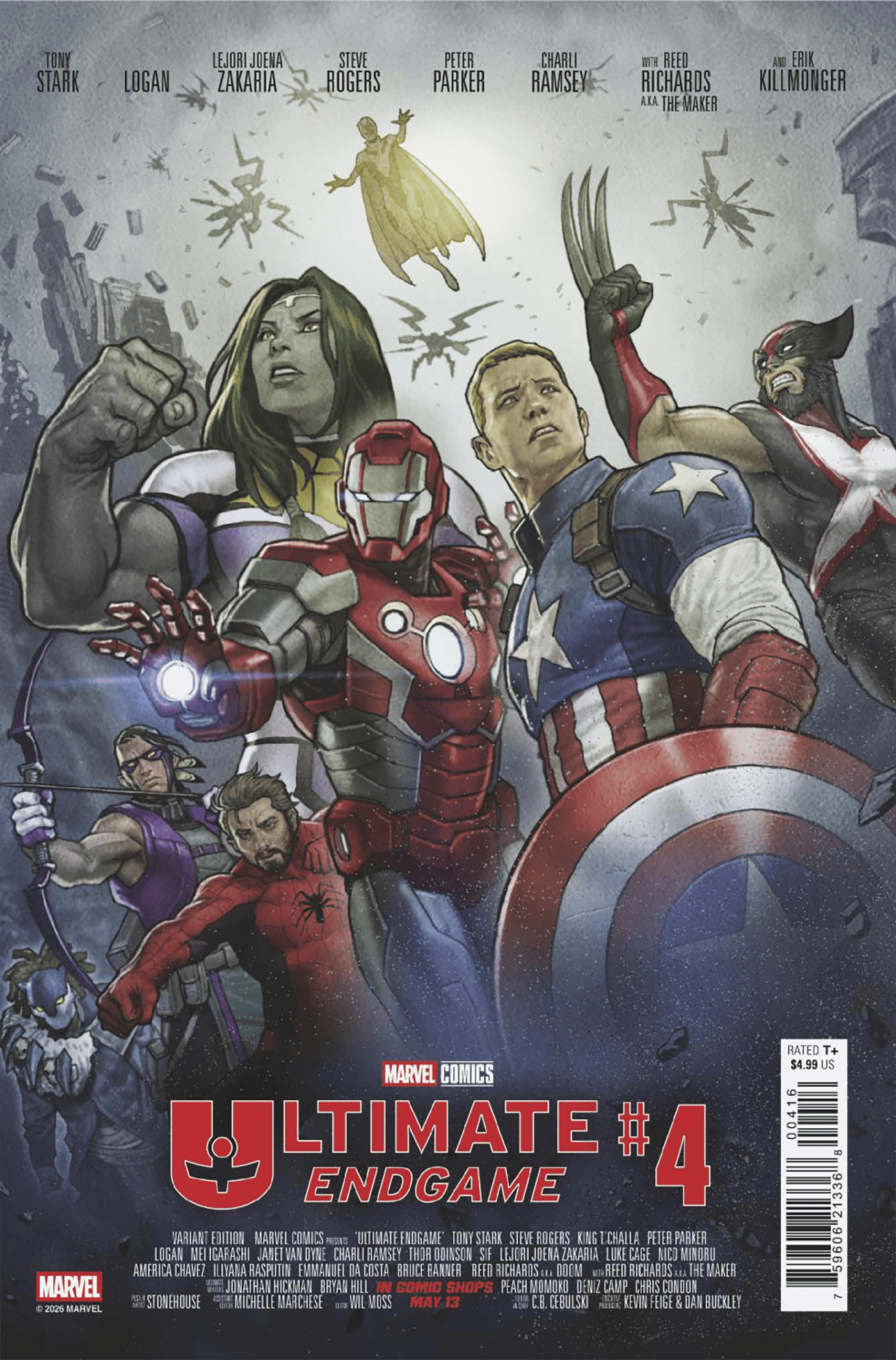 ULTIMATE ENDGAME #4 1:100 INCV STONEHOUSE HOMAGE VARIANT