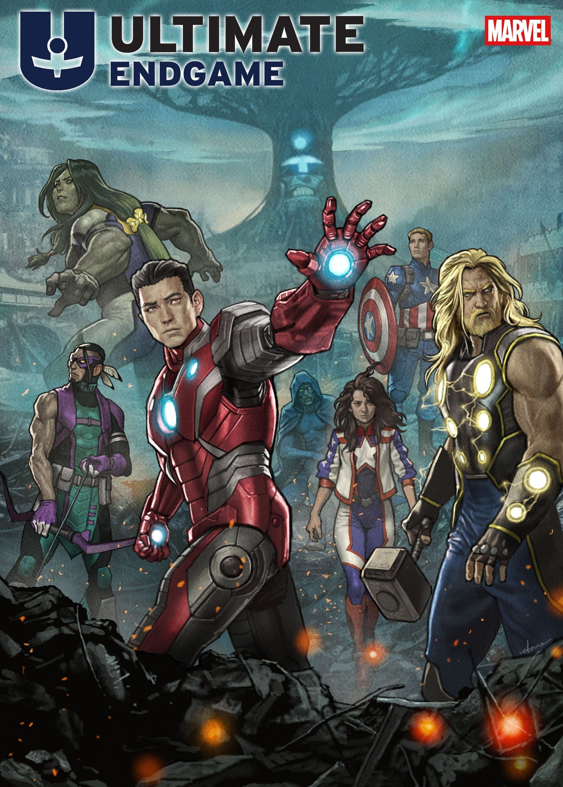 ULTIMATE ENDGAME #5 1:100 INCV STONEHOUSE HOMAGE VARIANT