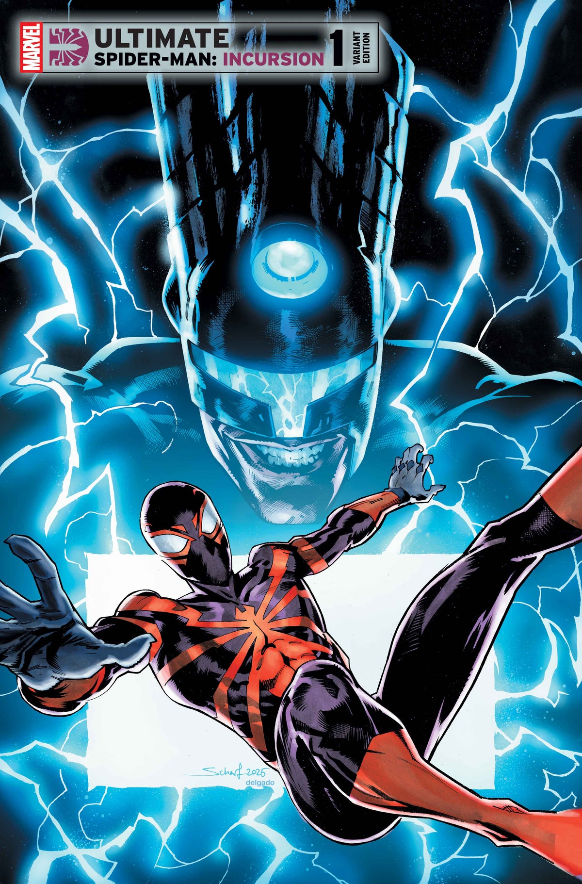 Marvel Comic Books > Incentives ULTIMATE SPIDER-MAN: INCURSION #1 1:25 INCV JONAS SCHARF VARIANT 75960621213200118 PRH-75960621213200118