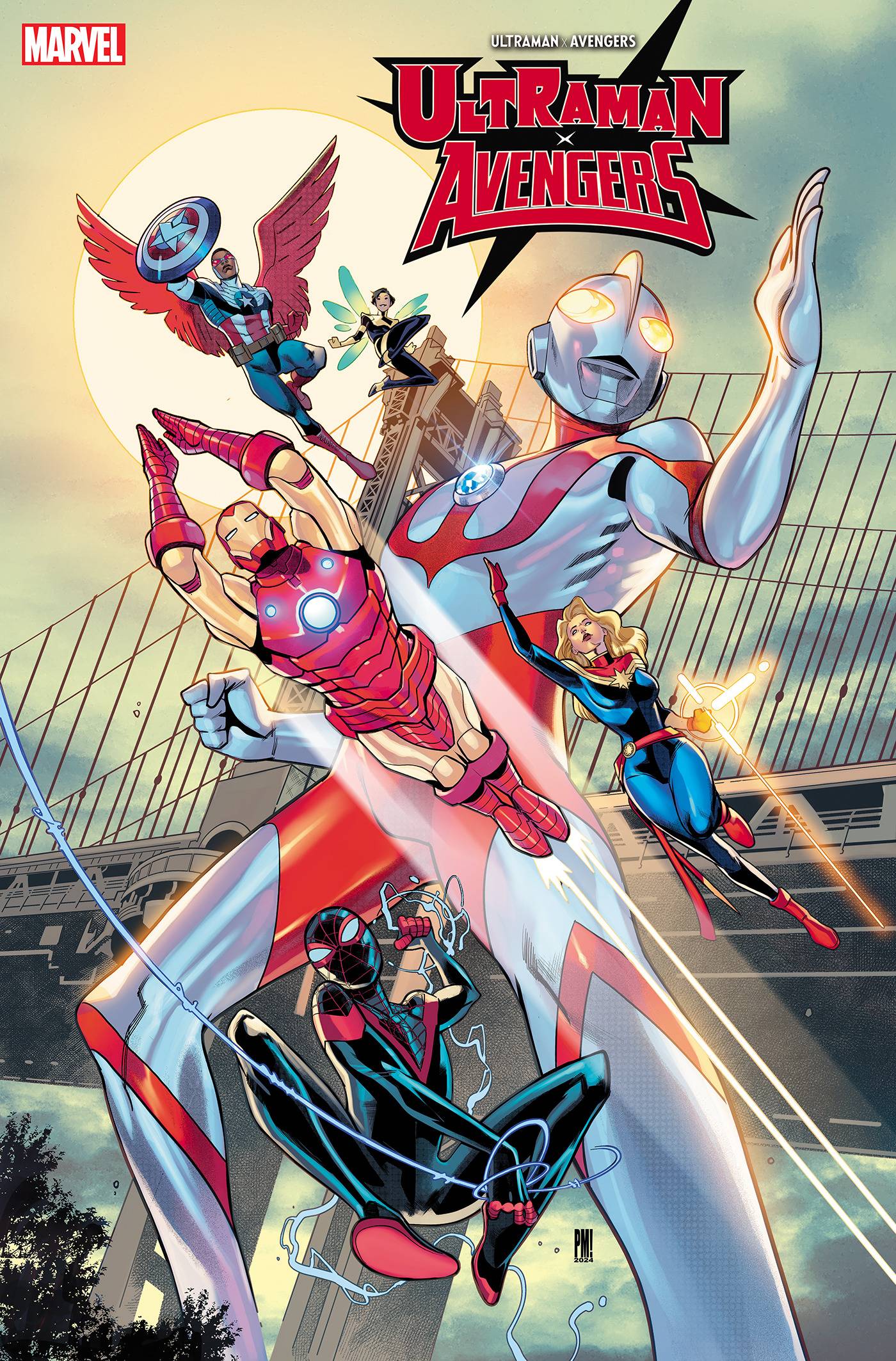 ULTRAMAN X THE AVENGERS #1 1:25 INCV PACO MEDINA VARIANT