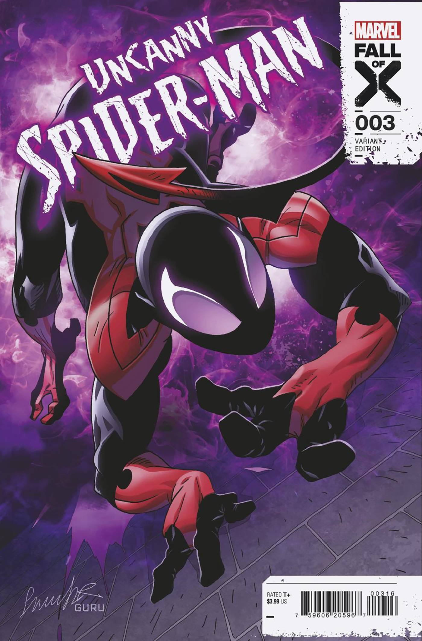 UNCANNY SPIDER-MAN #3 1:25 INCV TBD ARTIST VAR