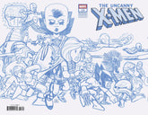 Marvel Comic Books > Incentives UNCANNY X-MEN #13 1:50 INCV CHRIS GIARRUSSO MARVEL UNIVERSE CONNECTING BLUE LINE SKETCH VARIANT N 75960620917001319 PRH-75960620917001319