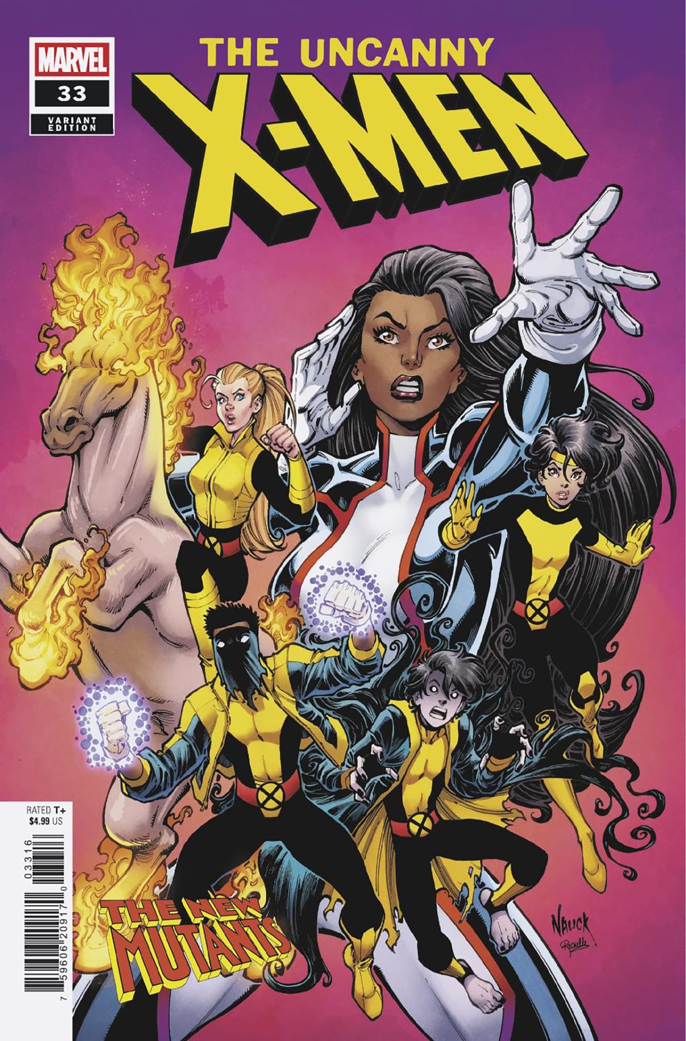 UNCANNY X-MEN #33 1:25 INCV TODD NAUCK VARIANT (Release Date: 08/05/2026)