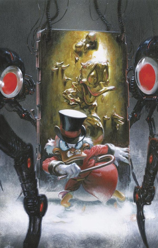 Marvel Comic Books > Incentives UNCLE SCROOGE: EARTH'S MIGHTIEST DUCK #1 1:100 INCV GABRIELE DELL'OTTO VIRGIN VARIANT 75960621152400117 PRH-75960621152400117