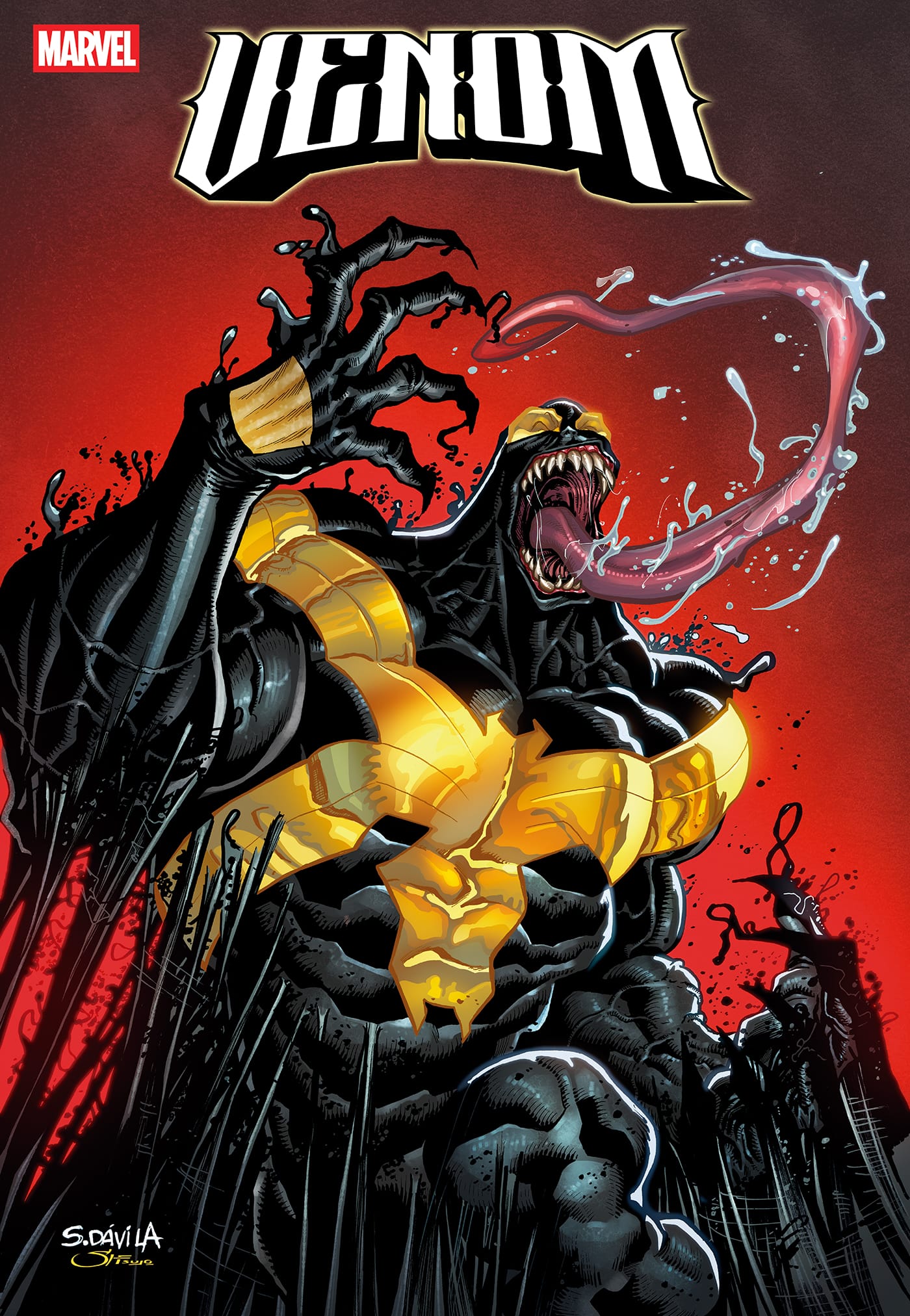 VENOM #258 1:25 INCV SERGIO DAVILA VARIANT