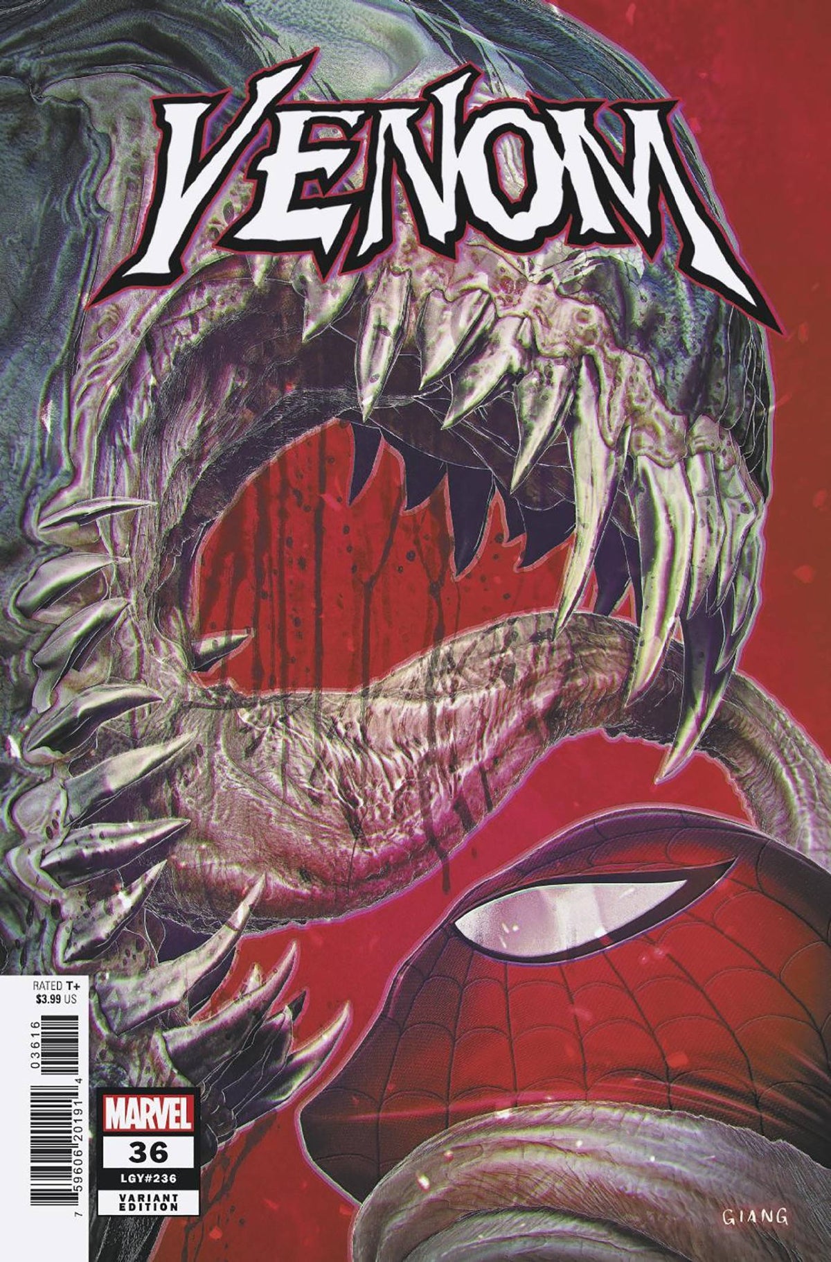 Marvel Comic Books > Incentives VENOM #36 1:25 INCV JOHN GIANG VARIANT [VW] 75960620191403616 PRH-75960620191403616