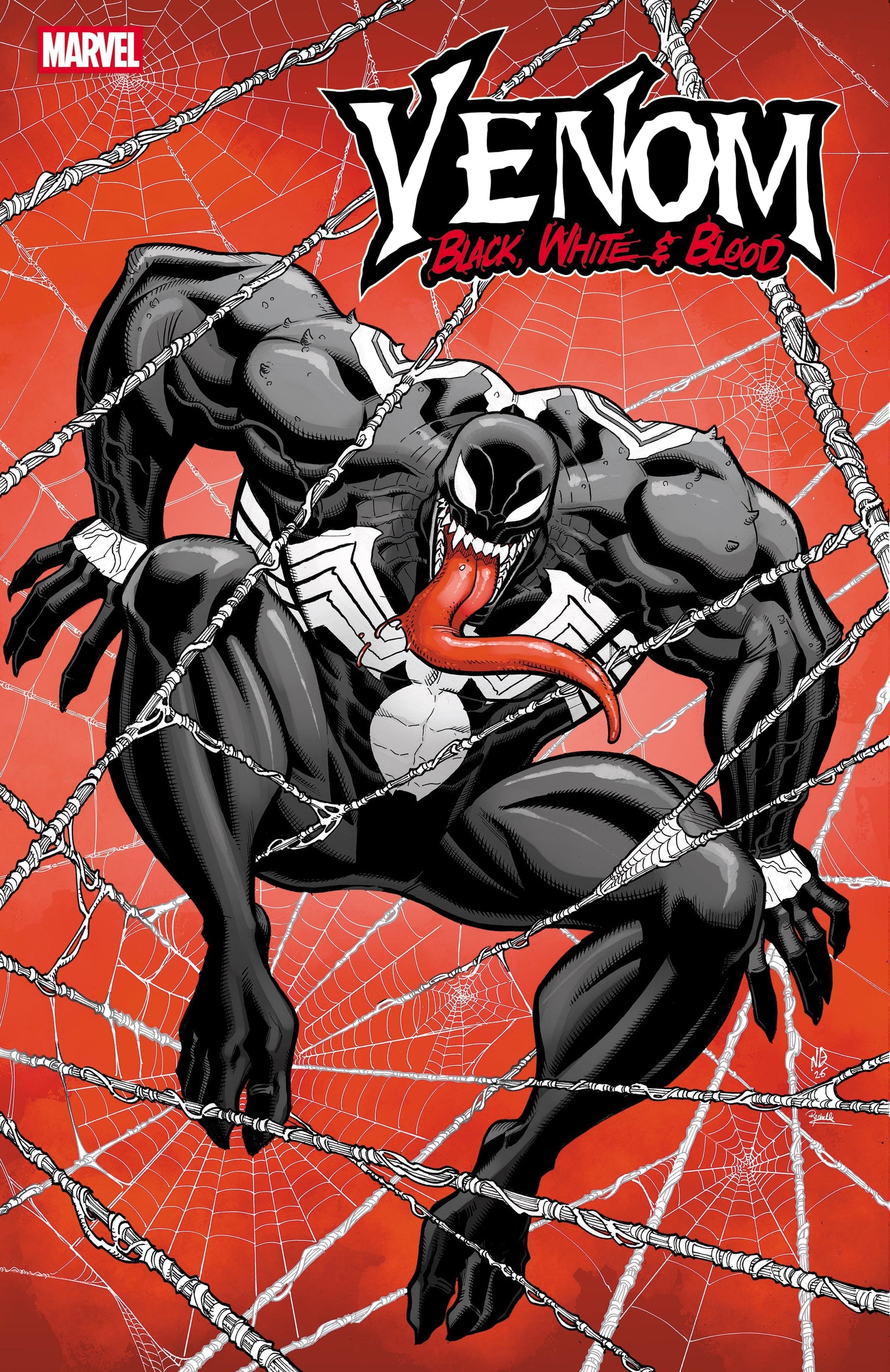 VENOM: BLACK, WHITE & BLOOD #3 1:25 INCV NICK BRADSHAW VARIANT