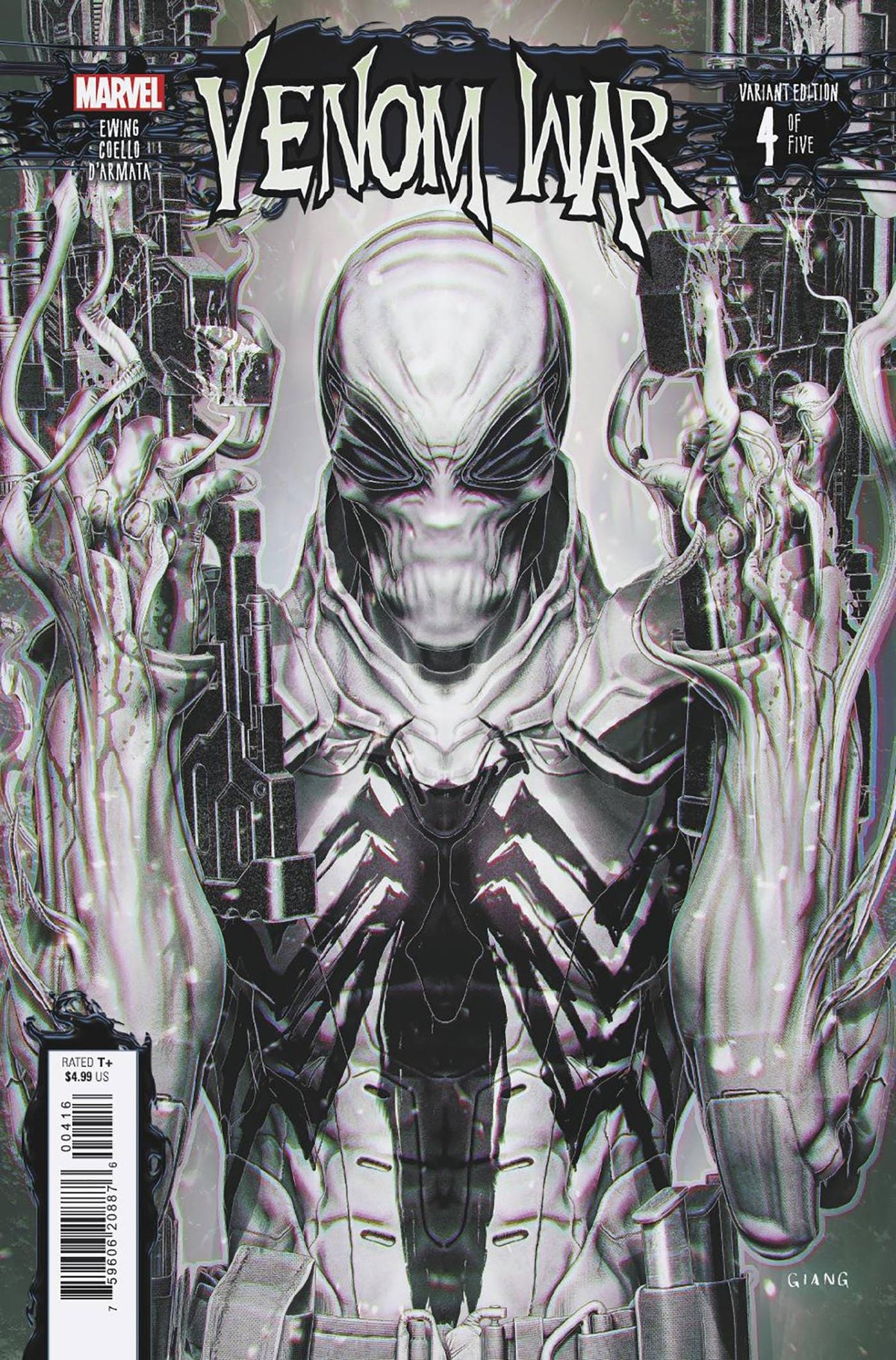 Marvel Comic Books > Incentives VENOM WAR #4 1:25 INCV JOHN GIANG VARIANT [VW] 75960620887600416 PRH-75960620887600416