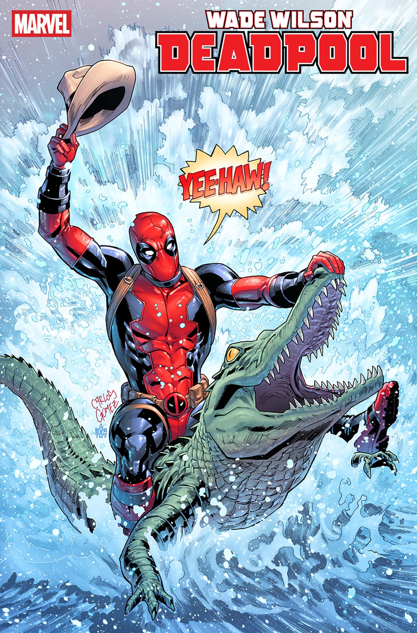 WADE WILSON: DEADPOOL #10 CARLOS GOMEZ 1:25 VARIANT (Release Date: 11/11/2026)