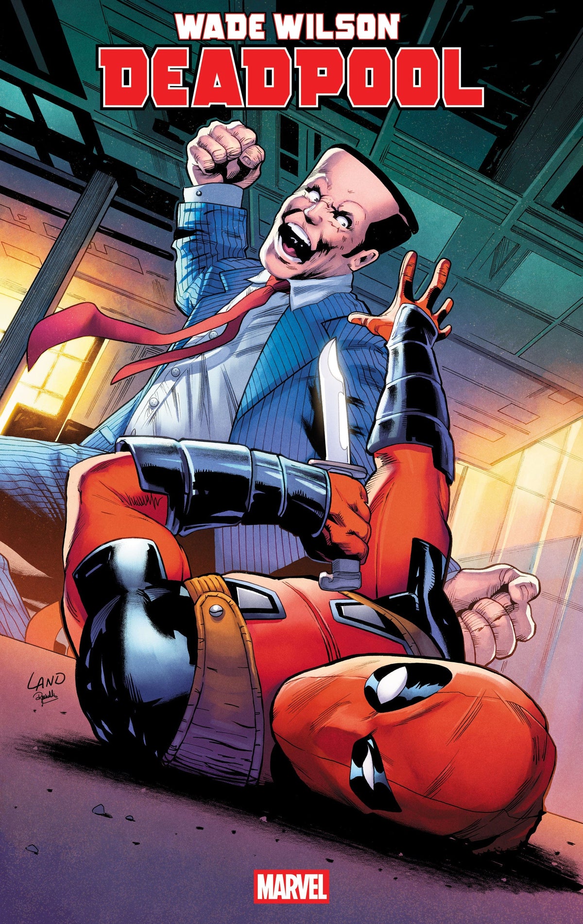 Marvel Comic Books > Incentives WADE WILSON: DEADPOOL #3 1:25 INCV GREG LAND VARIANT 75960621448800316 PRH-75960621448800316