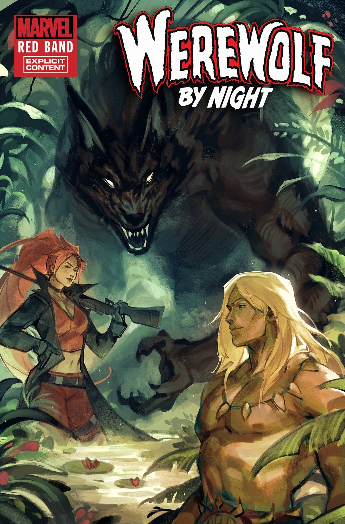 Marvel Comic Books > Incentives WEREWOLF BY NIGHT: RED BAND #3 1:25 INCV JESSICA FONG VARIANT [POLYBAGGED] 75960620927900316 PRH-75960620927900316