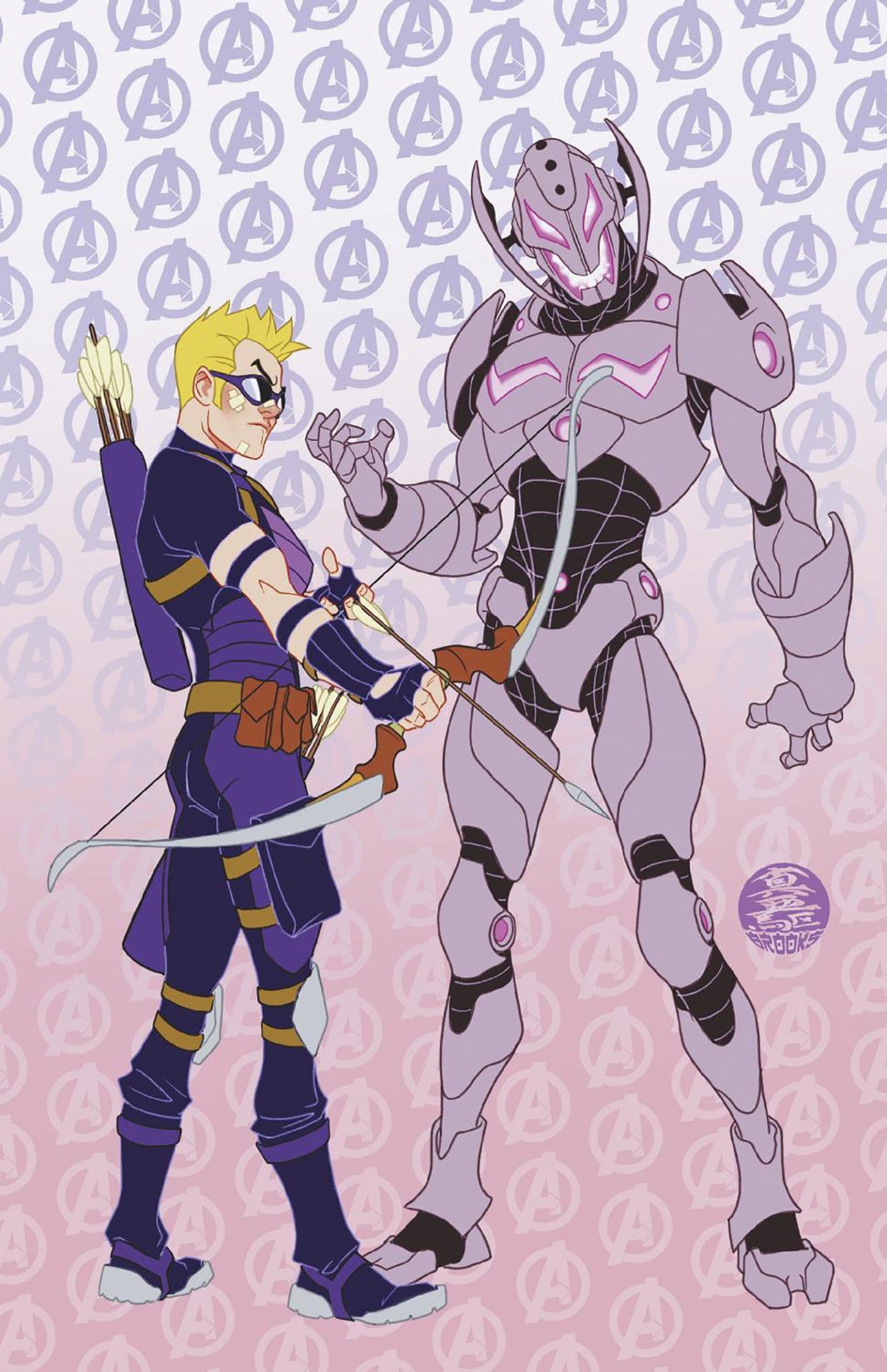 WEST COAST AVENGERS #4 1:50 INCV MARK BROOKS ANIMATED-STYLE VIRGIN VARIANT