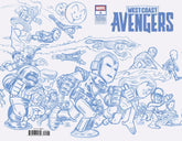 Marvel Comic Books > Incentives WEST COAST AVENGERS #6 1:50 INCV CHRIS GIARRUSSO MARVEL UNIVERSE CONNECTING BLUE LINE SKETCH VARIANT F 75960620969900616 PRH-75960620969900616