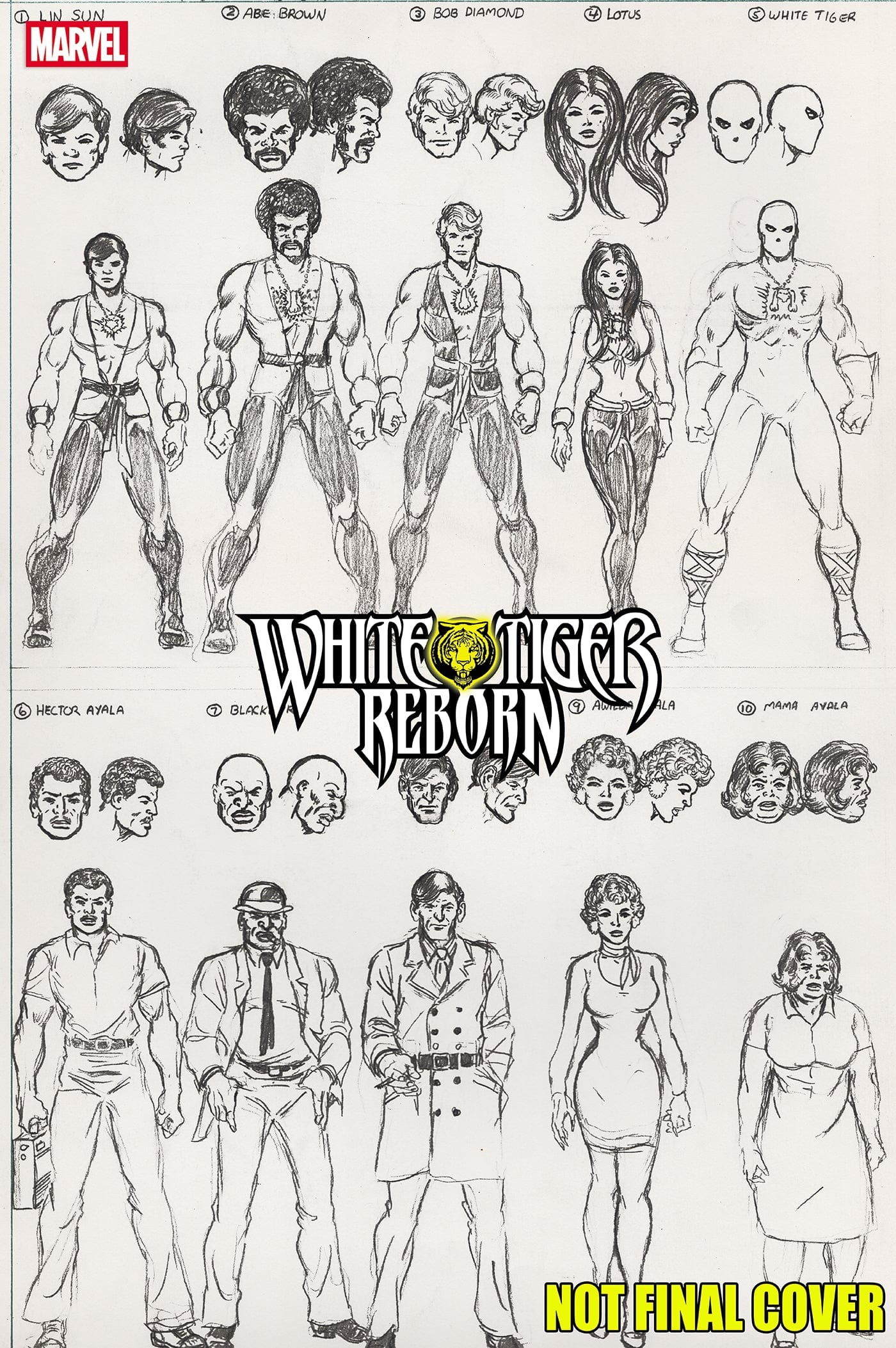 WHITE TIGER: REBORN #1 1:50 INCV GEORGE PEREZ HIDDEN GEM VARIANT