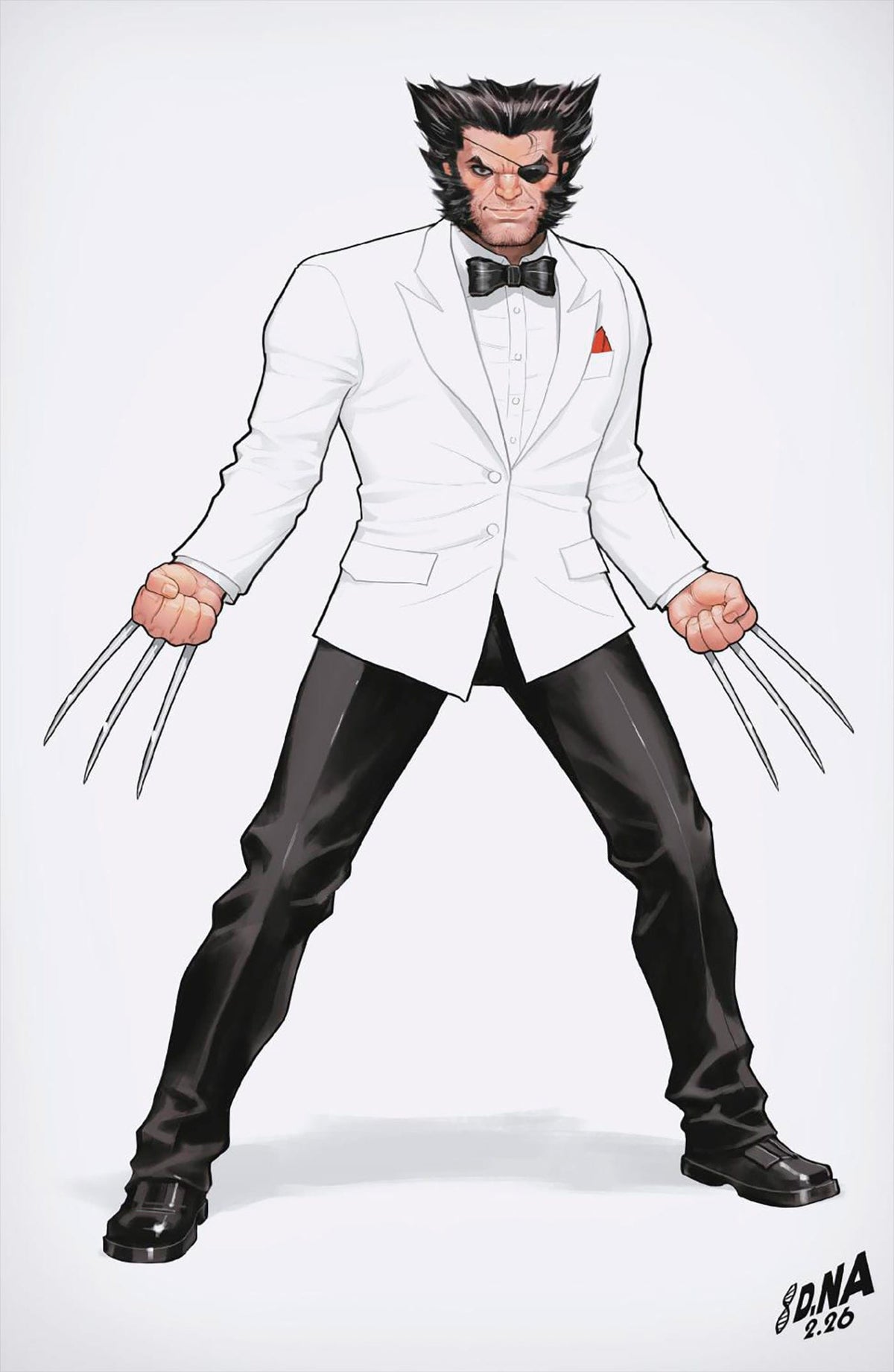 Marvel Comic Books > Incentives WOLVERINE #18 1:50 INCV DAVID NAKAYAMA COLOR BLOCK WHITE VIRGIN VARIANT 75960620841801816 PRH-75960620841801816