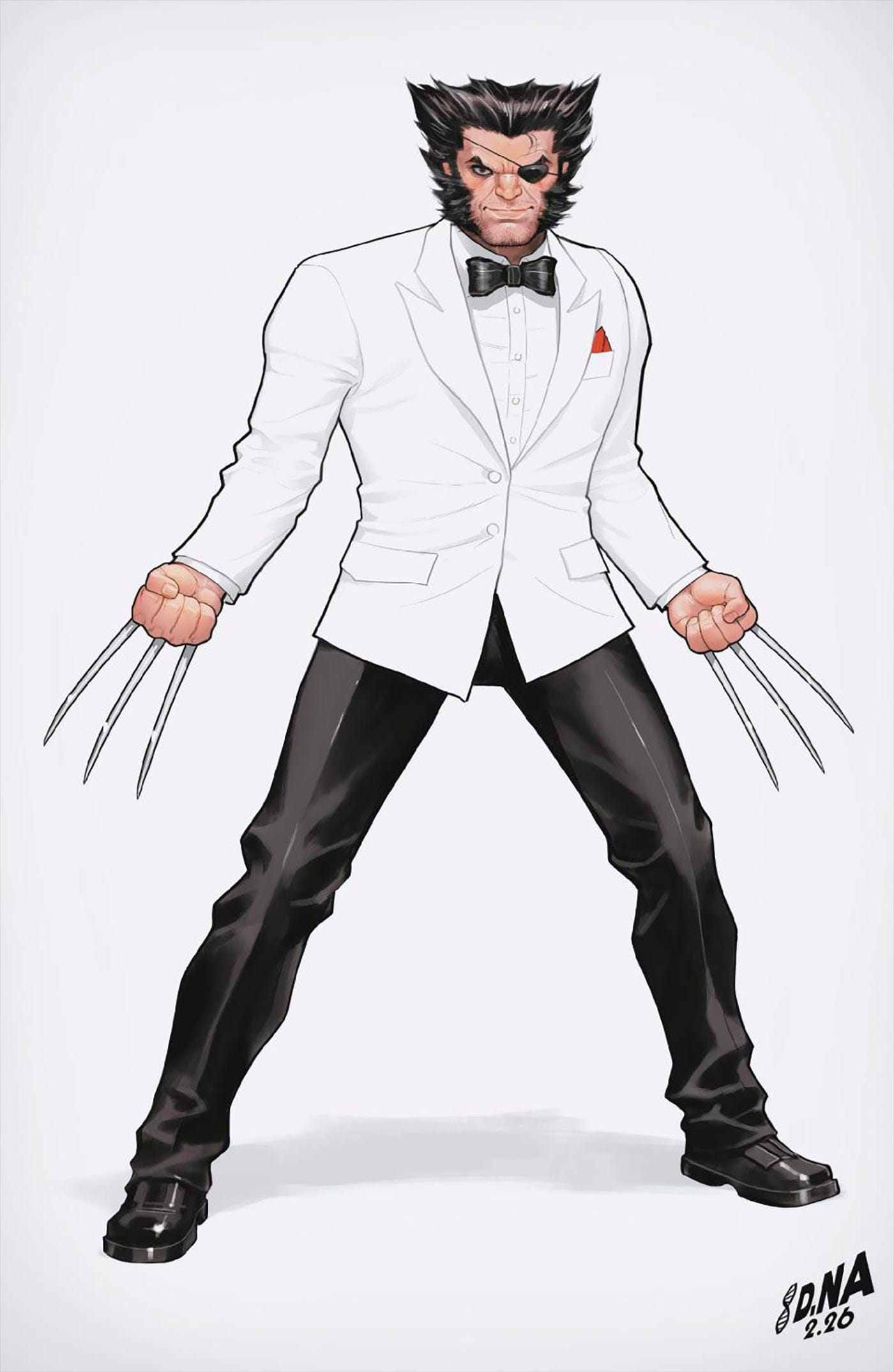 WOLVERINE #18 1:50 INCV DAVID NAKAYAMA COLOR BLOCK WHITE VIRGIN VARIANT