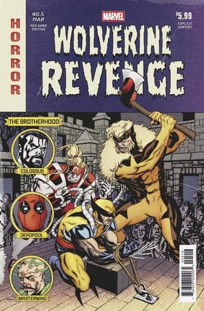 Marvel Comic Books > Incentives WOLVERINE: REVENGE - RED BAND #5 1:25 INCV MIKE MCKONE HOMAGE VARIANT [POLYBAGGED] 75960620996500516 PRH-75960620996500516