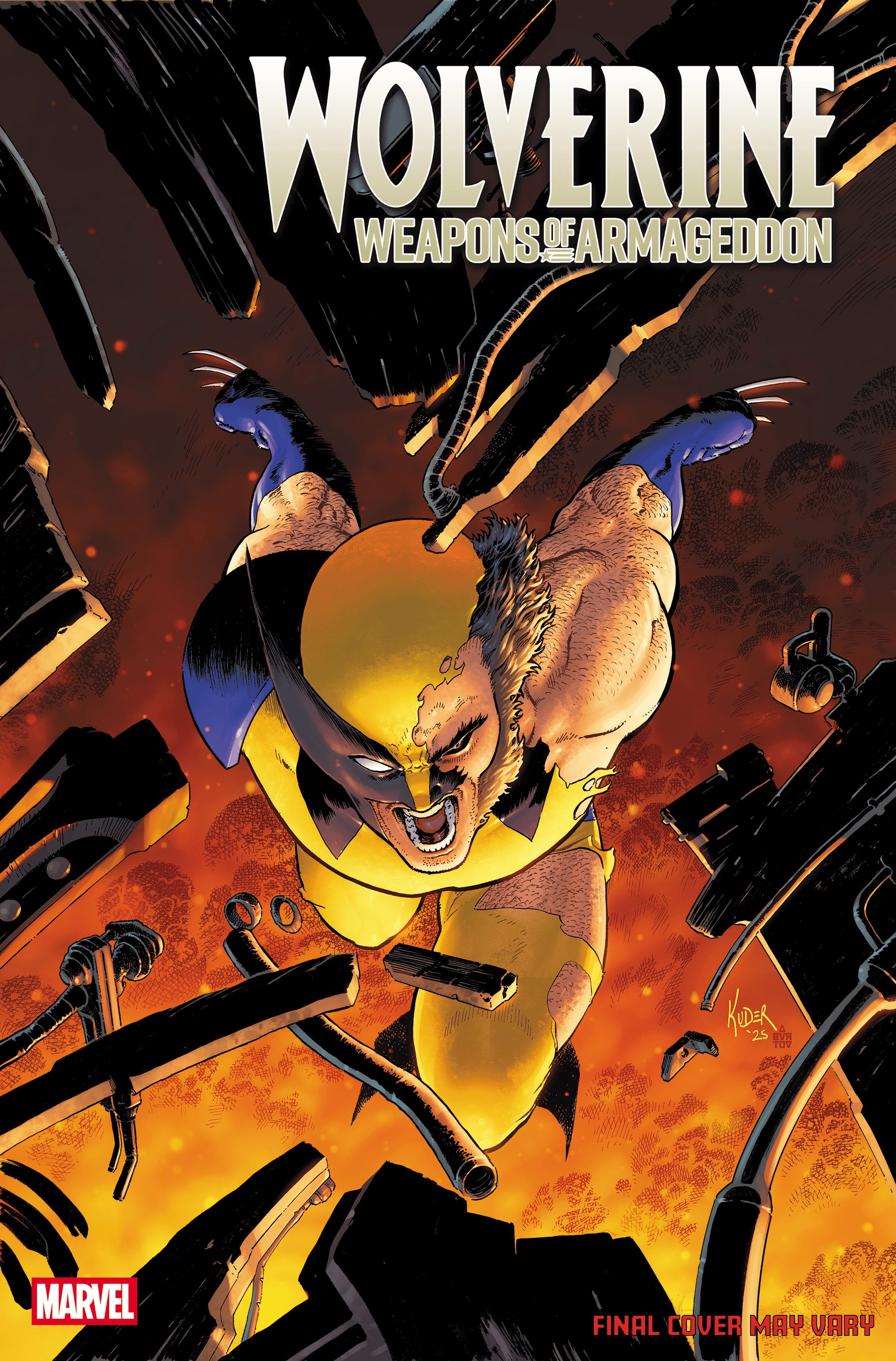 WOLVERINE: WEAPONS OF ARMAGEDDON #2 1:25 INCV AARON KUDER VARIANT