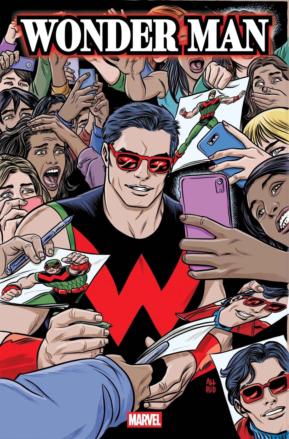 Marvel Comic Books > Incentives WONDER MAN #2 1:25 INCV MIKE ALLRED VARIANT 75960621326900216 PRH-75960621326900216