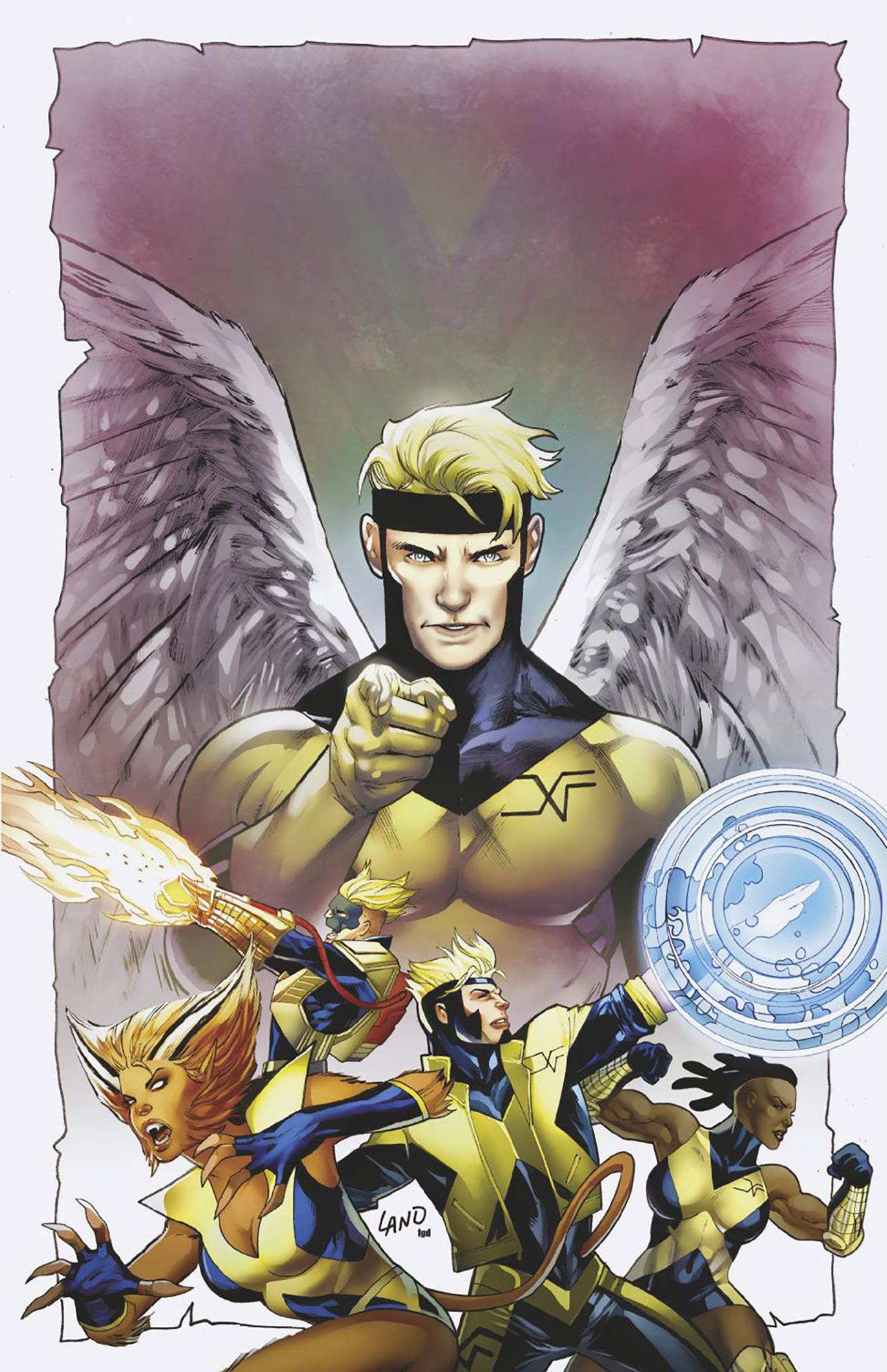 X-FACTOR #1 1:100 INCV GREG LAND VIRGIN VARIANT