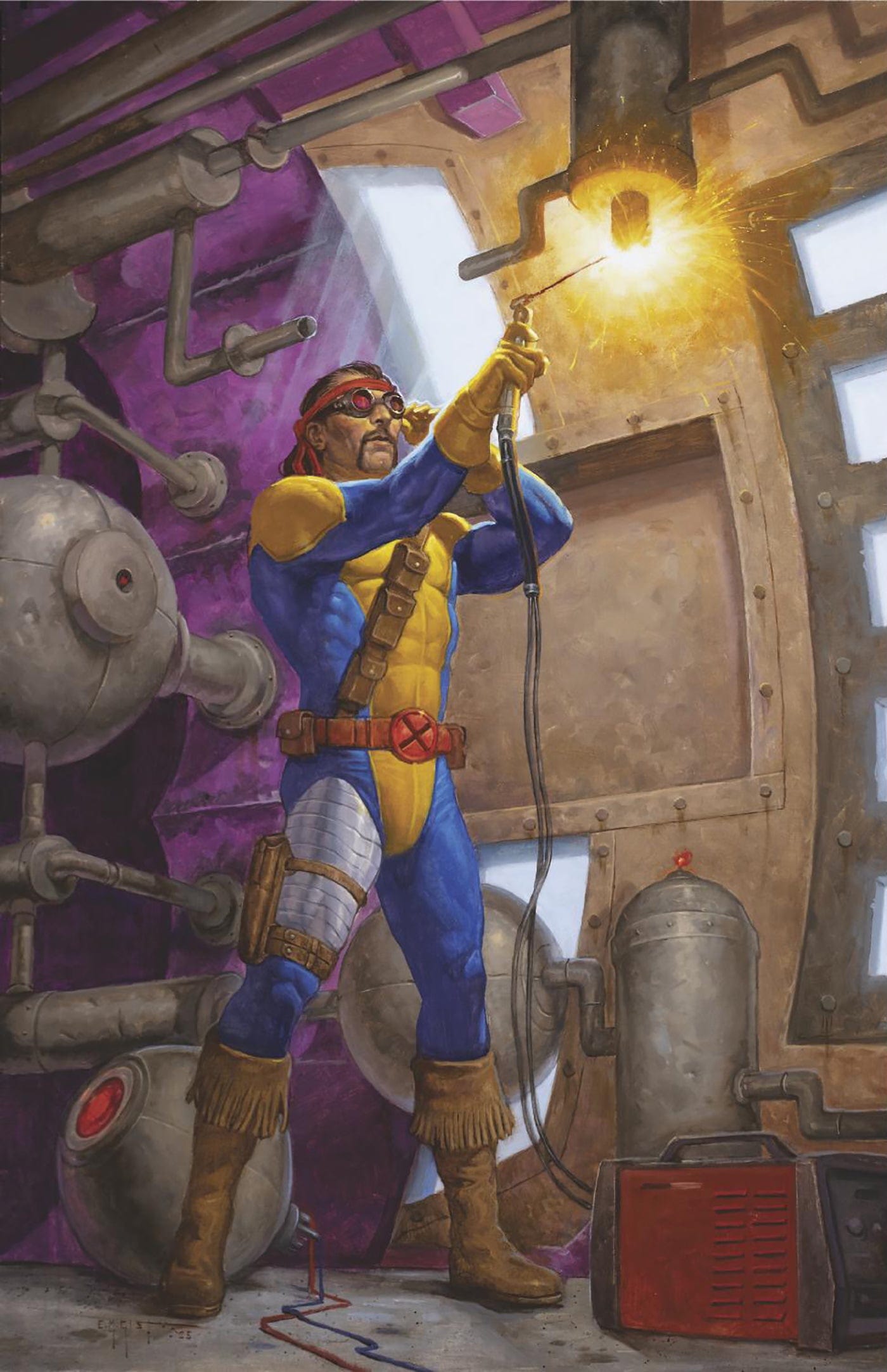 X-FORCE #9 1:50 INCV E.M. GIST FORGE VIRGIN VARIANT [XMH]