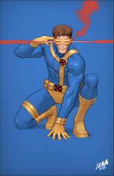 Marvel Comic Books > Incentives X-MEN #33 1:50 INCV DAVID NAKAYAMA COLOR BLOCK BLUE VIRGIN VARIANT 75960620920003316 PRH-75960620920003316
