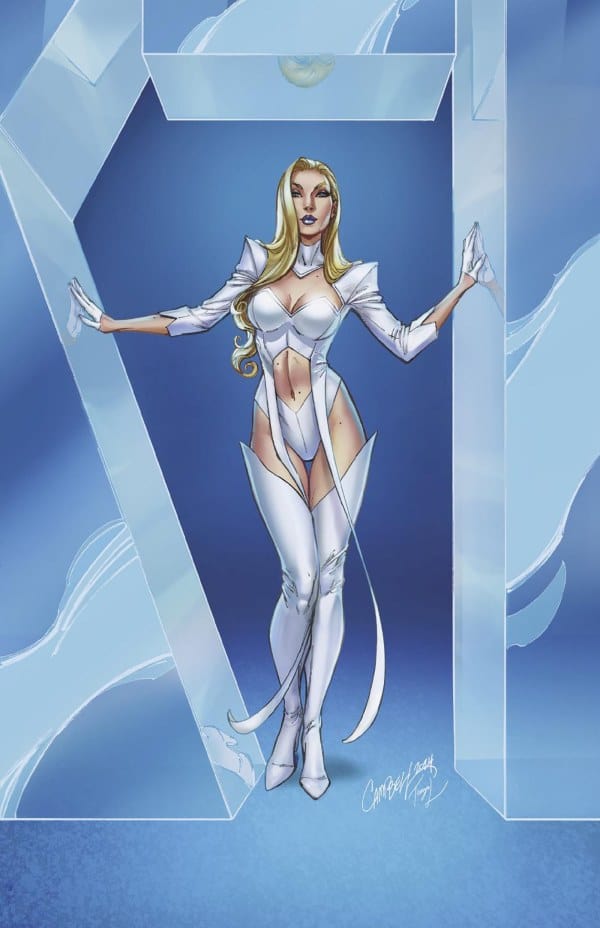 X-MEN #4 1:100 INCV J. SCOTT CAMPBELL EMMA FROST VIRGIN VARIANT