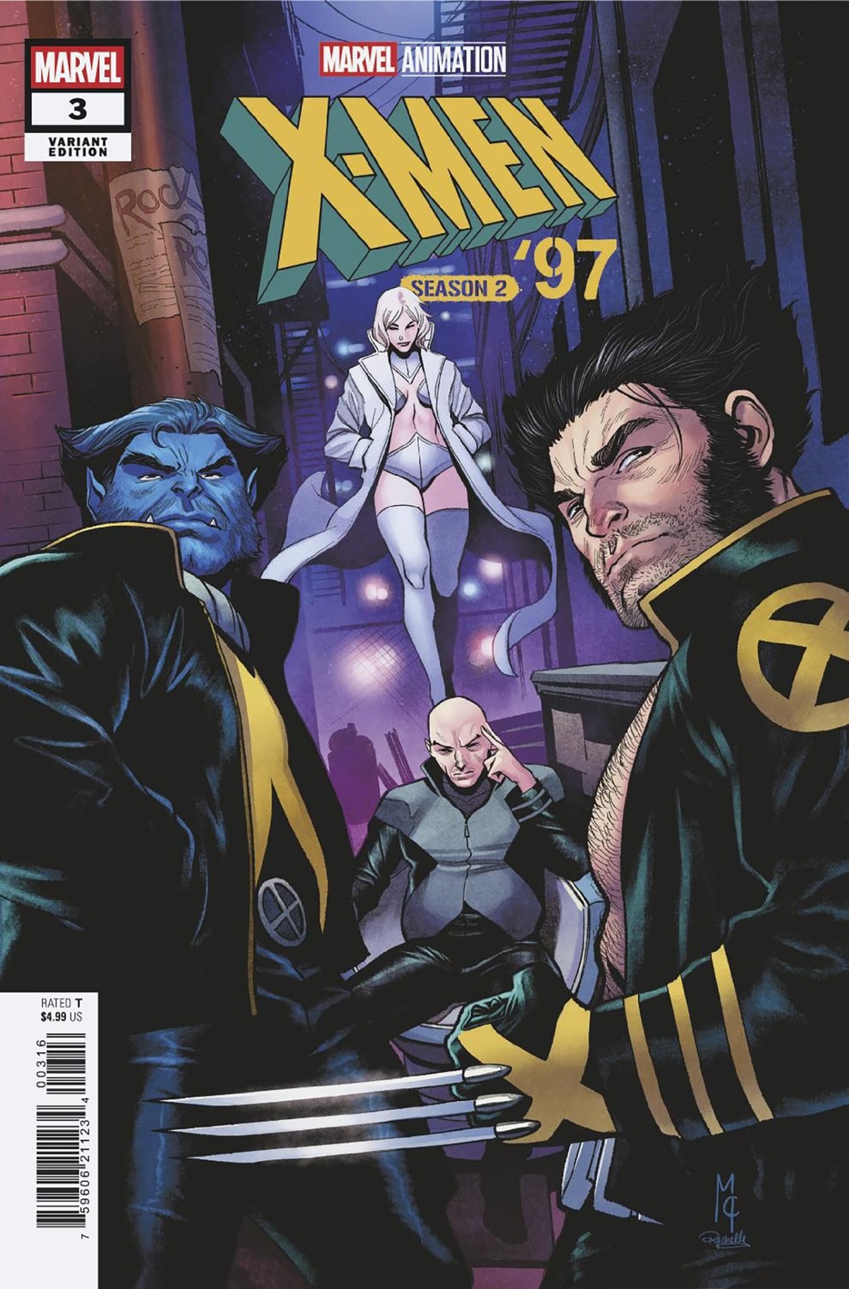 Marvel Comic Books > Incentives X-MEN '97: SEASON TWO #3 1:25 INCV MARTIN COCCOLO VARIANT (Release Date: 08/12/2026) 75960621123400316 PRH-75960621123400316