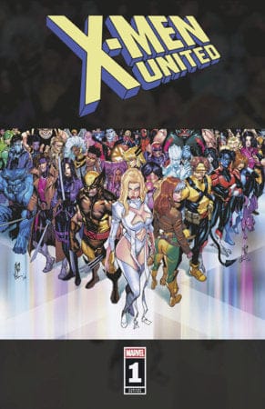 Marvel Comic Books > Incentives X-MEN UNITED #1 1:25 INCV STEFANO CASELLI RATIO 2ND PRINTING VARIANT 75960621443300132 PRH-75960621443300132