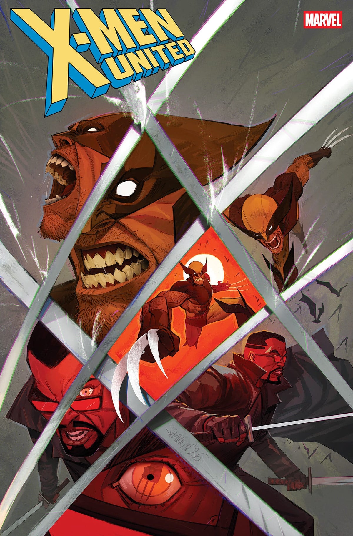 Marvel Comic Books > Incentives X-MEN UNITED #7 1:25 INCV IVAN SHAVRIN VARIANT (Release Date: 09/30/2026) 75960621443300717 PRH-75960621443300717
