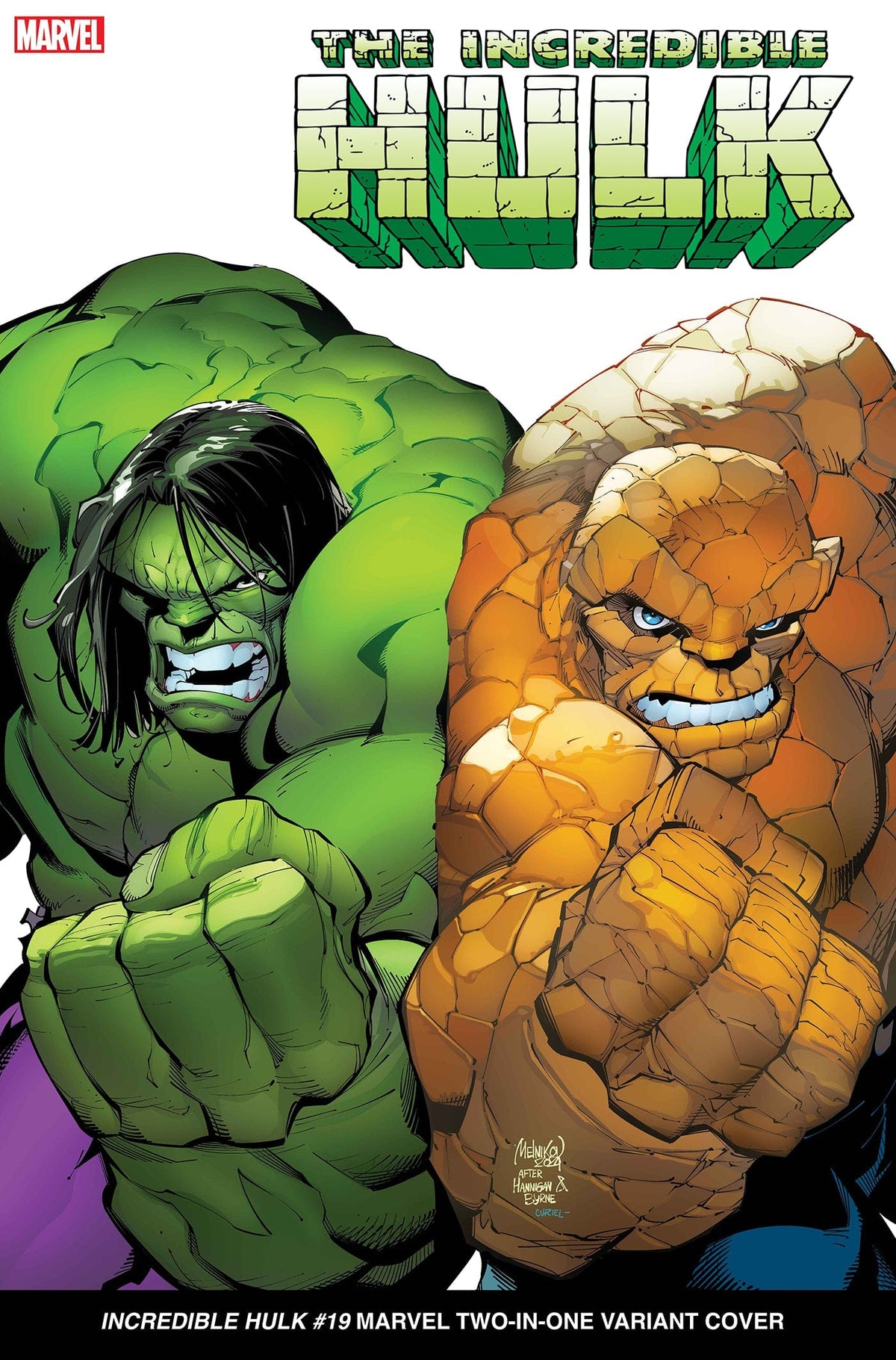 Marvel Comic Books INCREDIBLE HULK #19 GLEB MELNIKOV MARVEL TWO-IN-ONE VARIANT 75960620663601921 PRH-75960620663601921