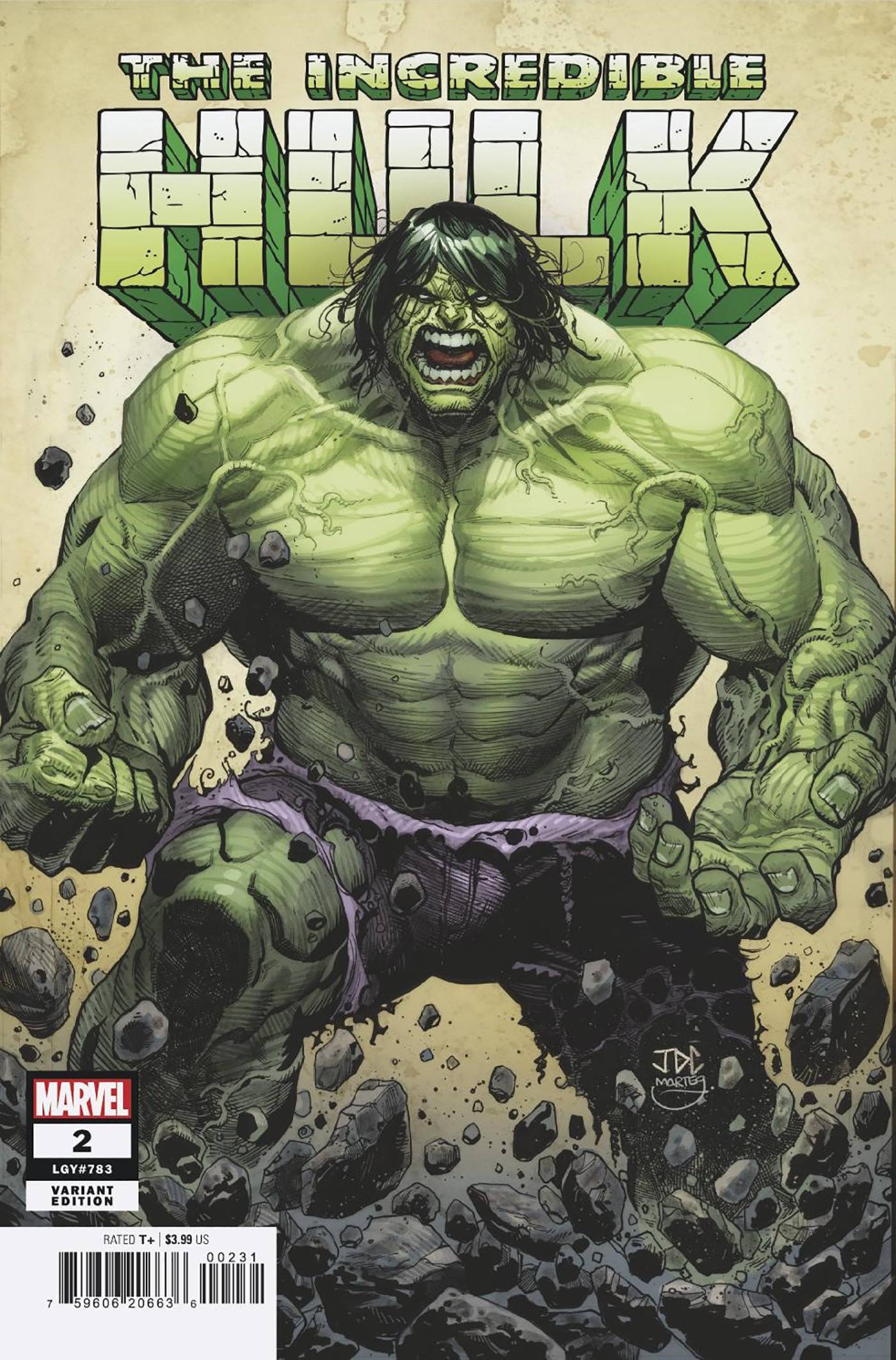 INCREDIBLE HULK #2 JOSHUA CASSARA VAR