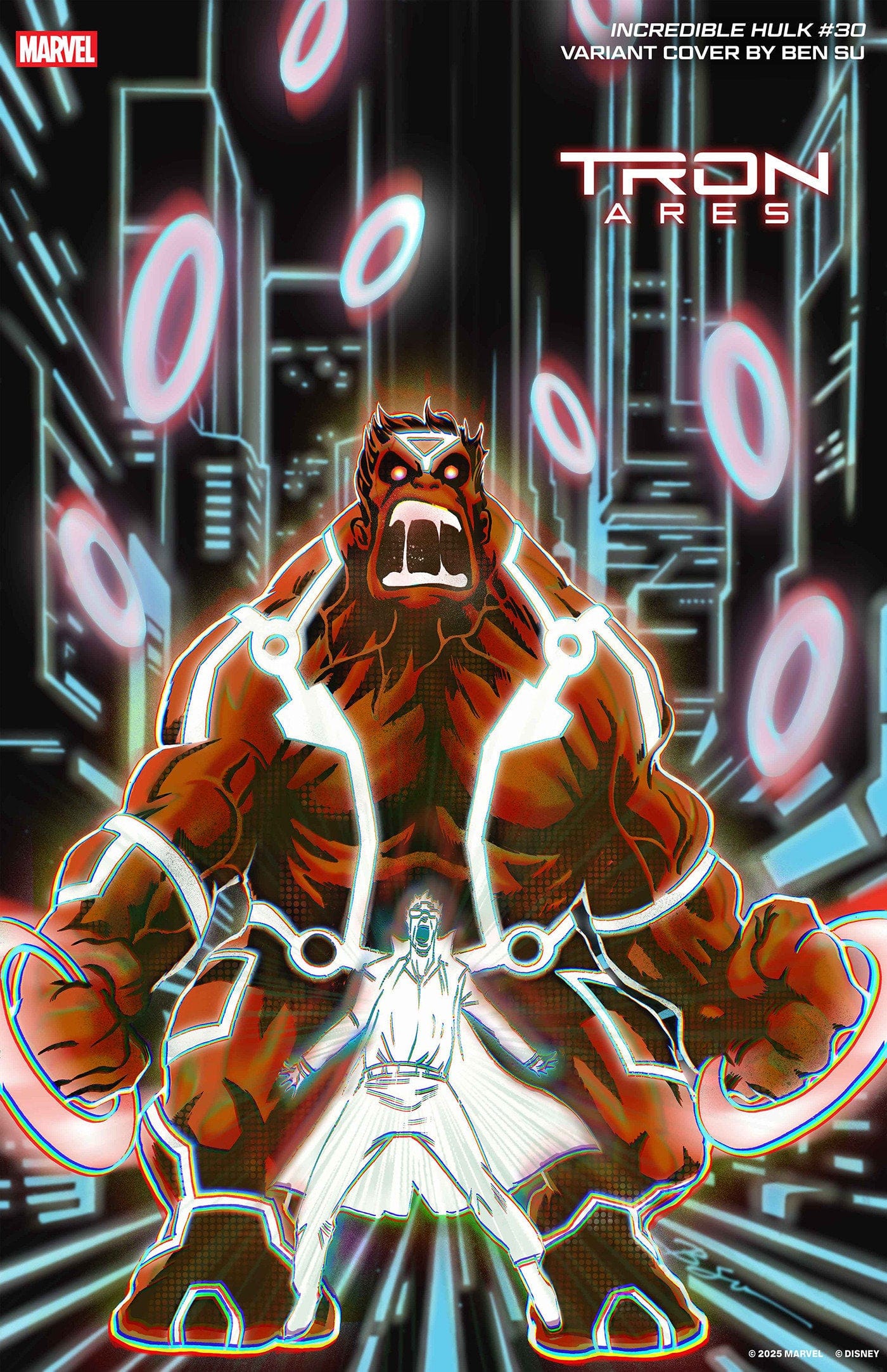 INCREDIBLE HULK #30 BEN SU TRON: ARES VARIANT