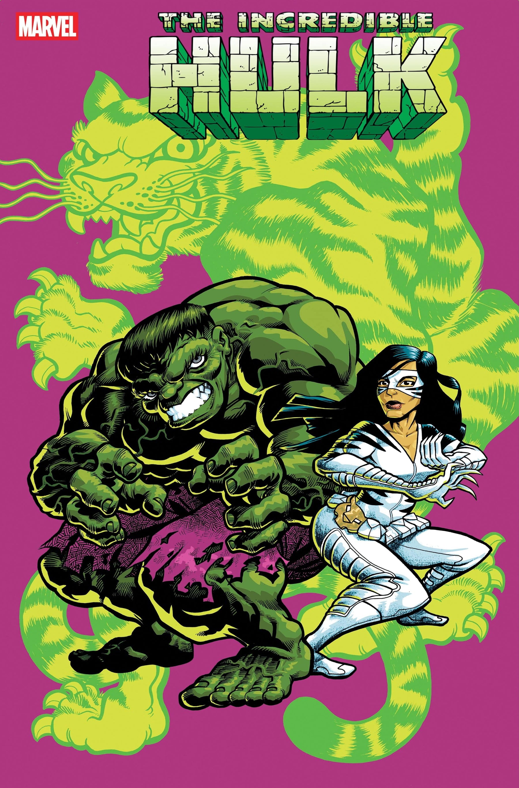 INCREDIBLE HULK #30 J. GONZO WHITE TIGER TEAM-UP VARIANT