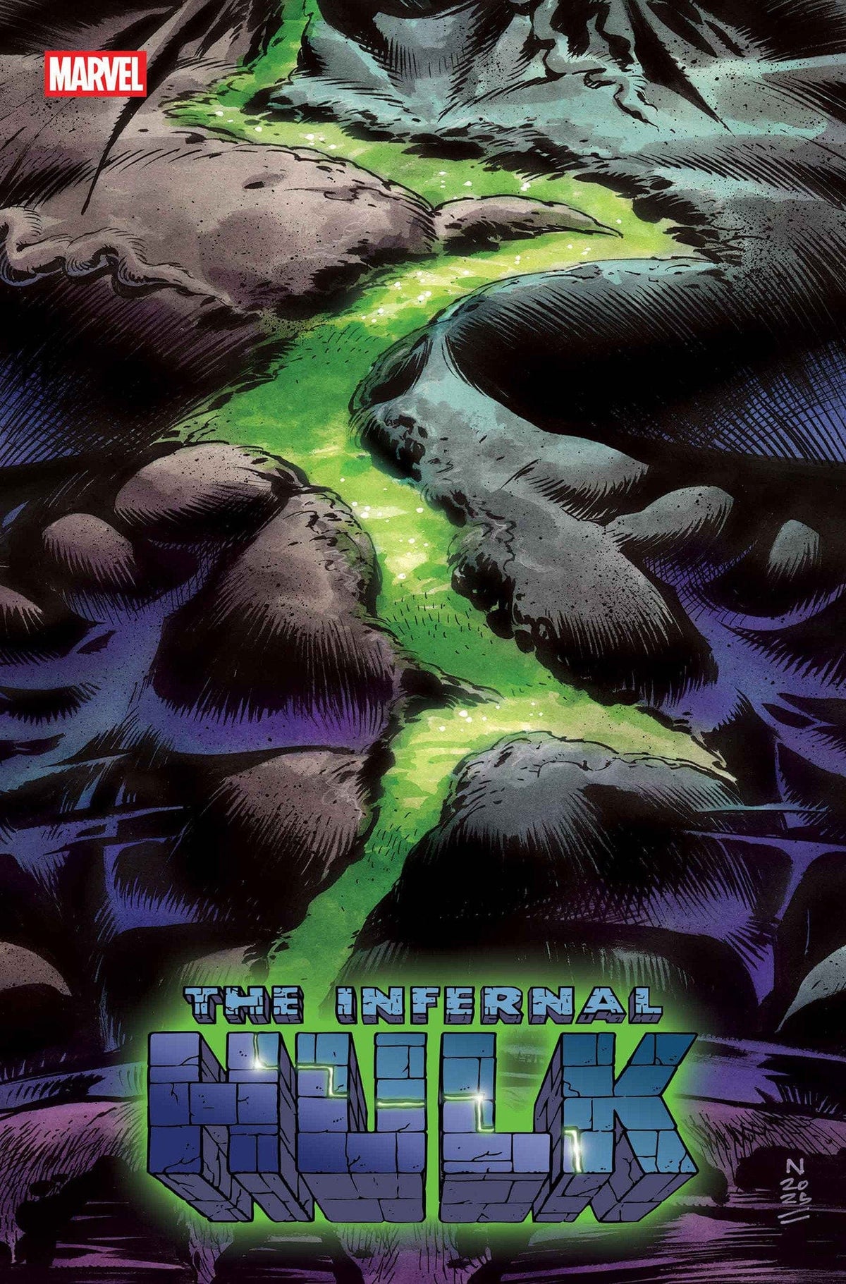 Marvel Comic Books INFERNAL HULK #1 NIC KLEIN PROMO VARIANT 75960621361000121 PRH-75960621361000121