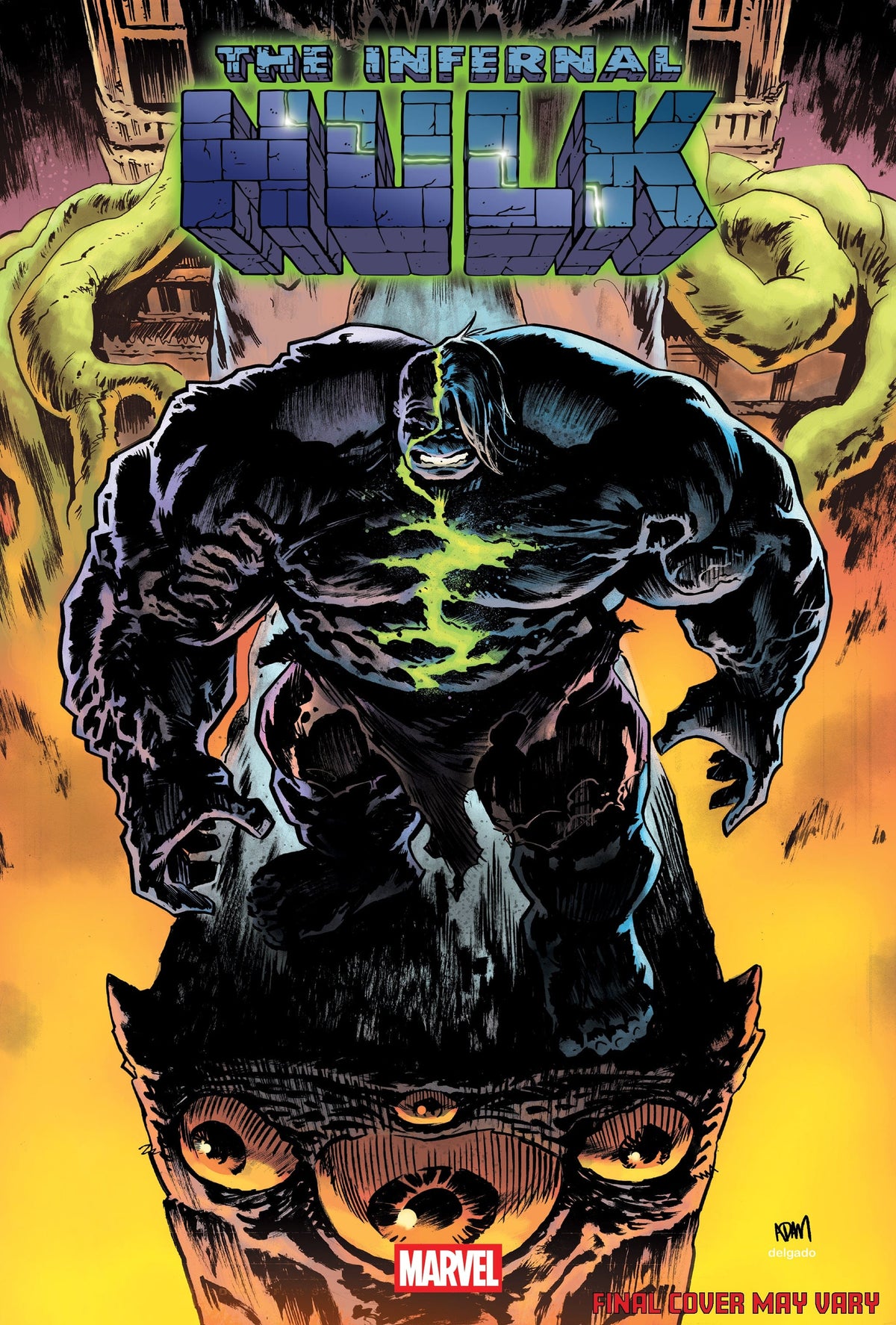 Marvel Comic Books INFERNAL HULK #5 ADAM GORHAM VARIANT 75960621361000531 PRH-75960621361000531
