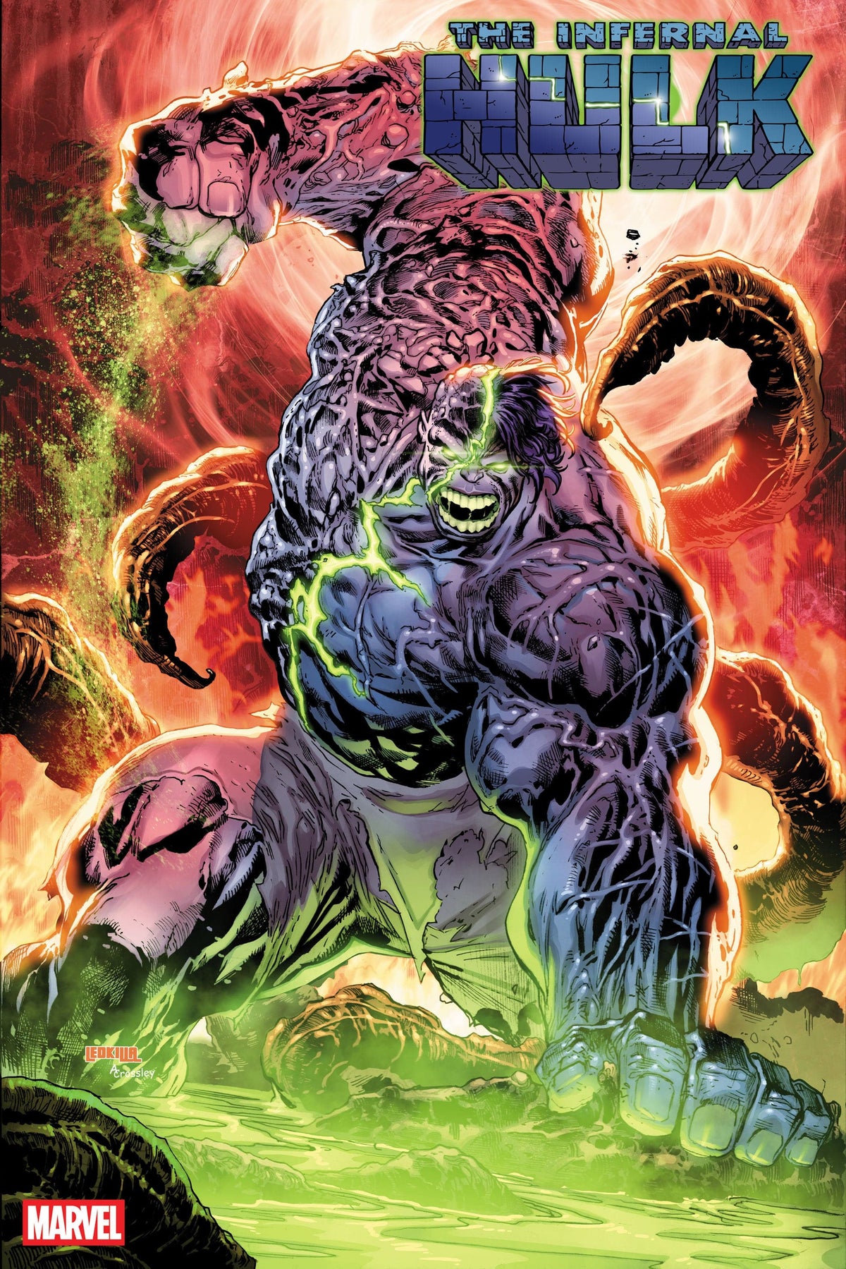 Marvel Comic Books INFERNAL HULK #7 KEN LASHLEY VARIANT 75960621361000721 PRH-75960621361000721