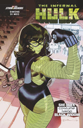 Marvel Comic Books INFERNAL HULK #9 SIMONE DI MEO HELLFIRE COSTUME SWAP VARIANT 75960621361000921 PRH-75960621361000921