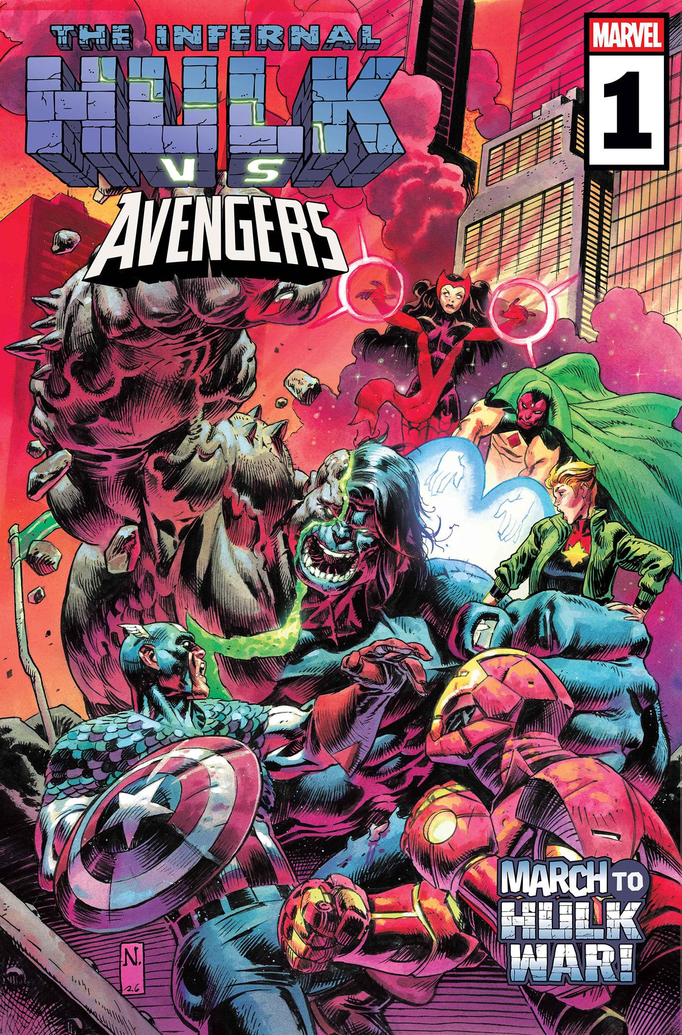 INFERNAL HULK VS. AVENGERS #1 COVER A (Release Date: 12/02/2026)
