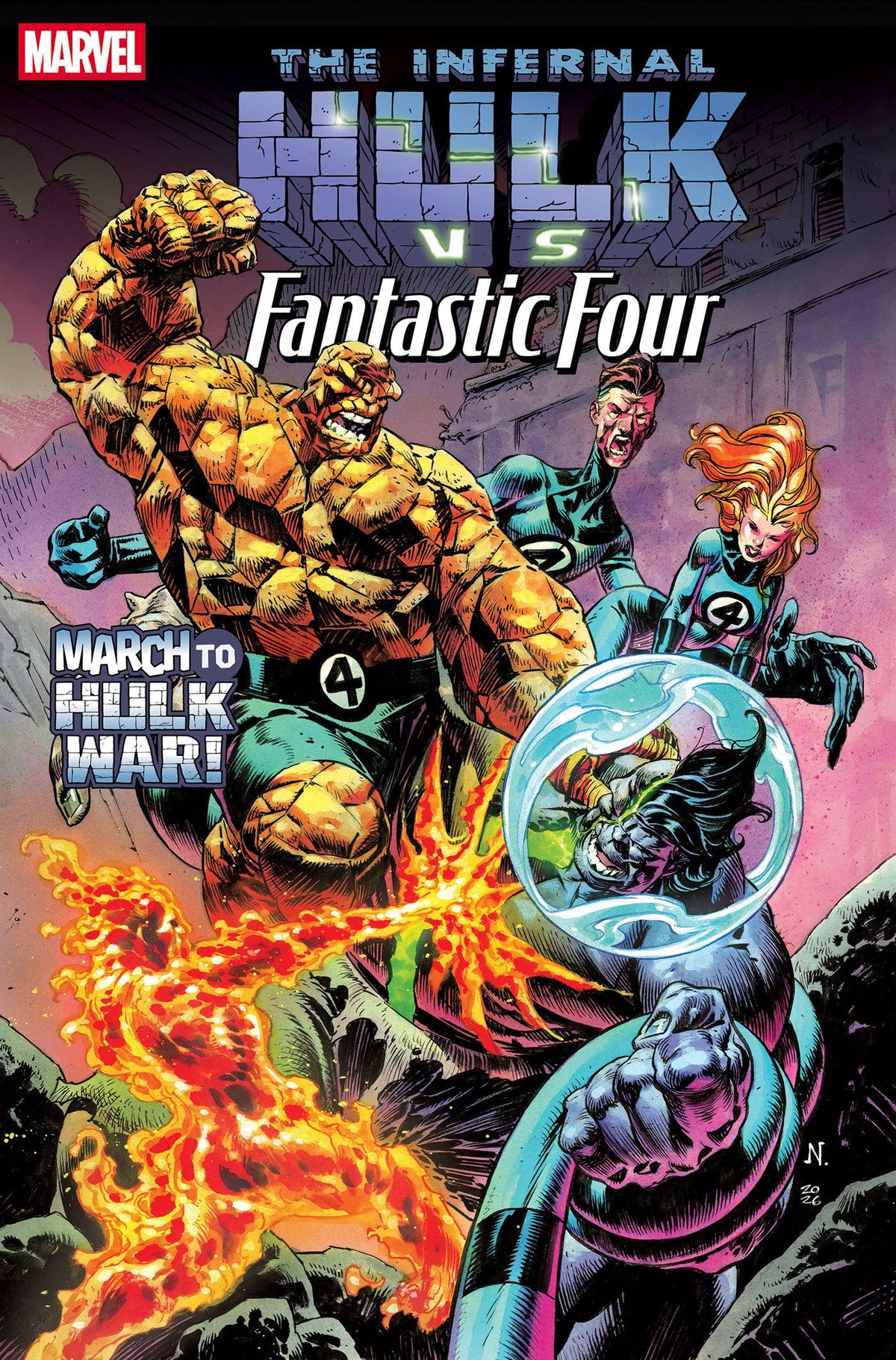 Marvel Comic Books INFERNAL HULK VS. FANTASTIC FOUR #1 (Release Date: 10/14/2026) 75960621585000111 PRH-75960621585000111
