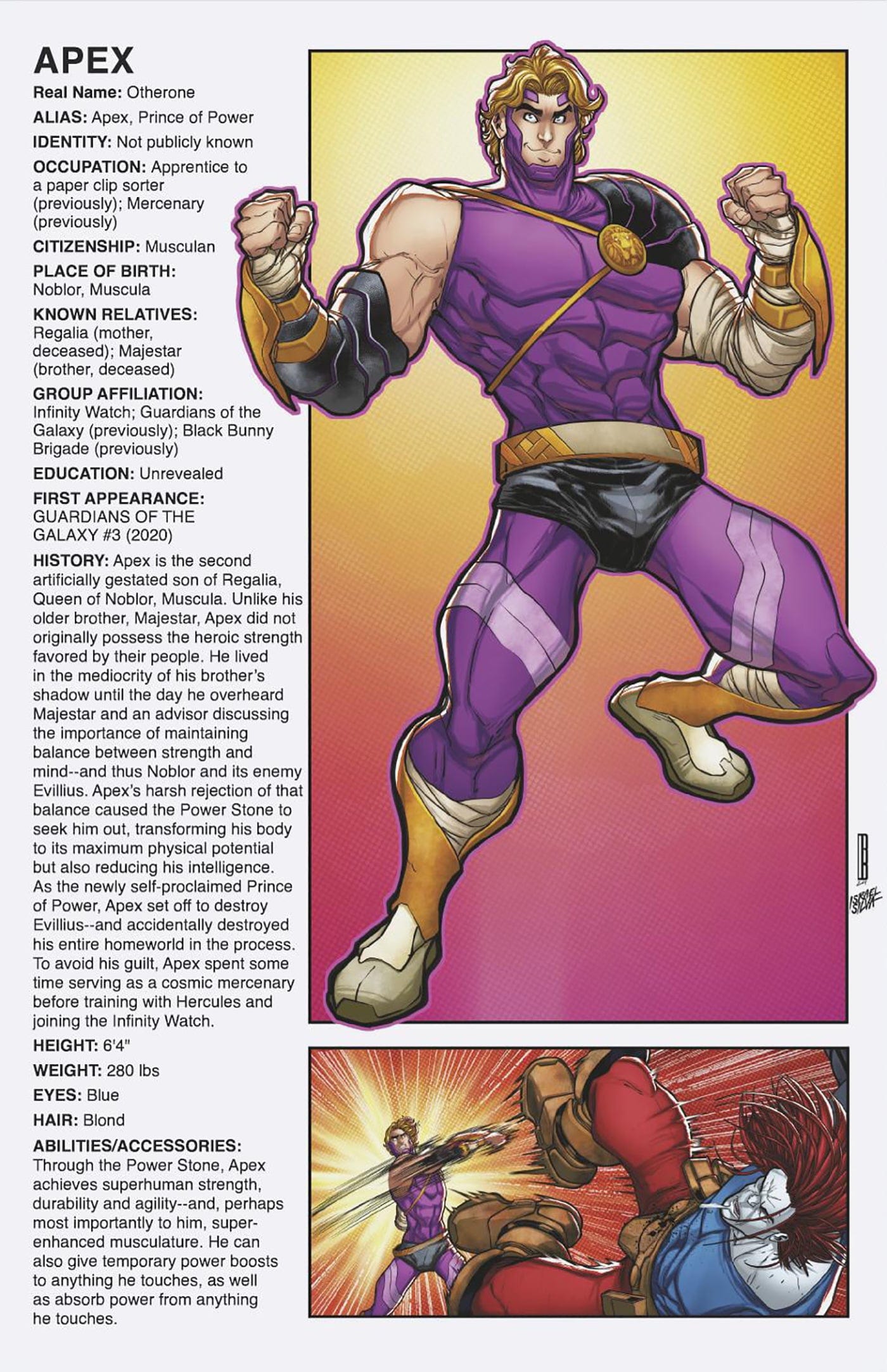 INFINITY WATCH #4 DAVID BALDEON HANDBOOK VARIANT