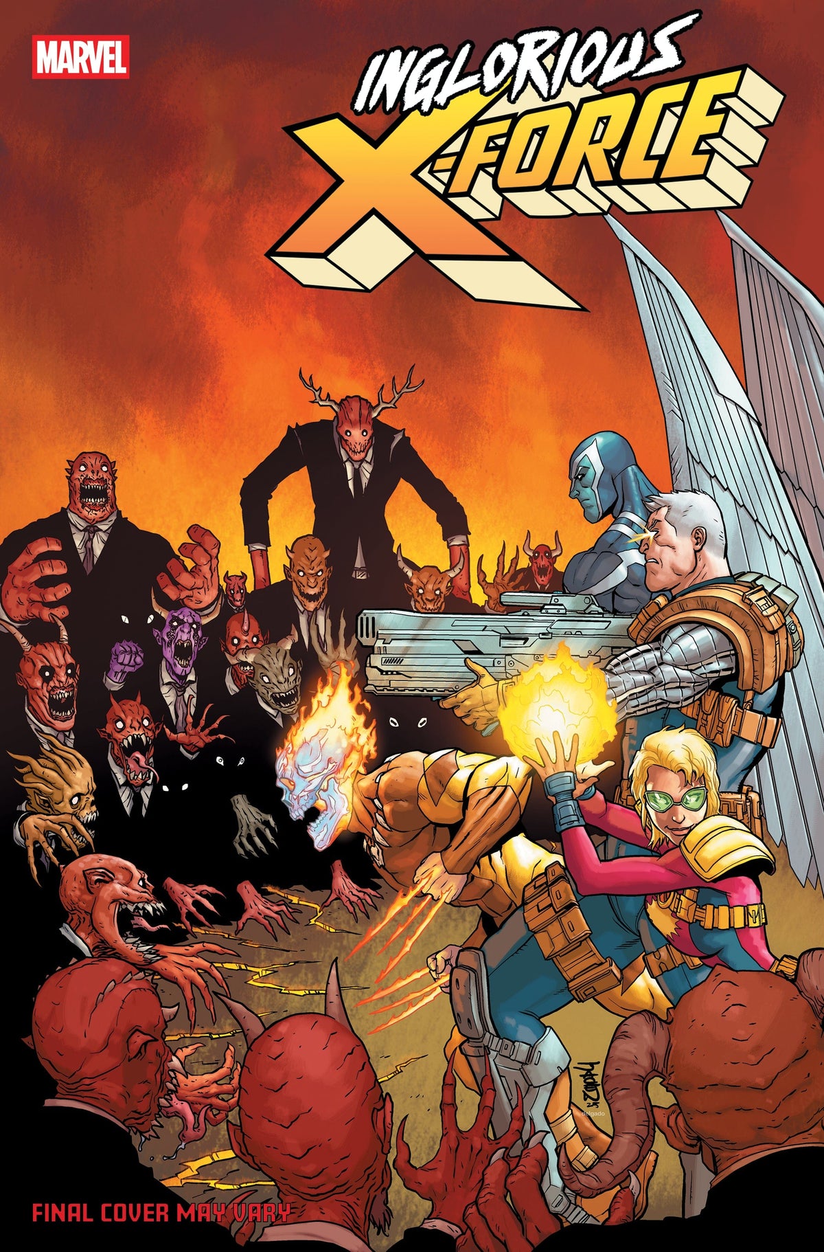 Marvel Comic Books INGLORIOUS X-FORCE #2 JACEN BURROWS VARIANT 75960621362700241 PRH-75960621362700241